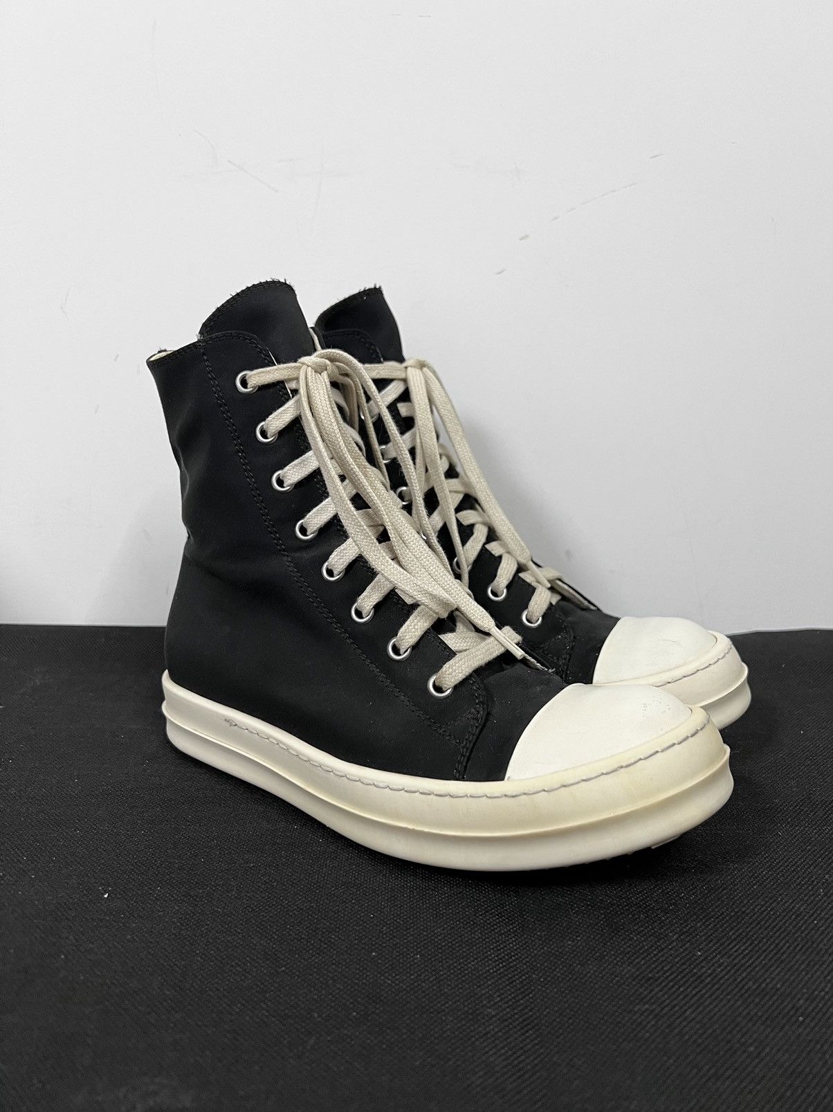 Rick Owens Drkshdw Rick owens drkshdw ramones high top sneakers sz36.5 Size US 6.5 / IT 36.5 - 6 Thumbnail