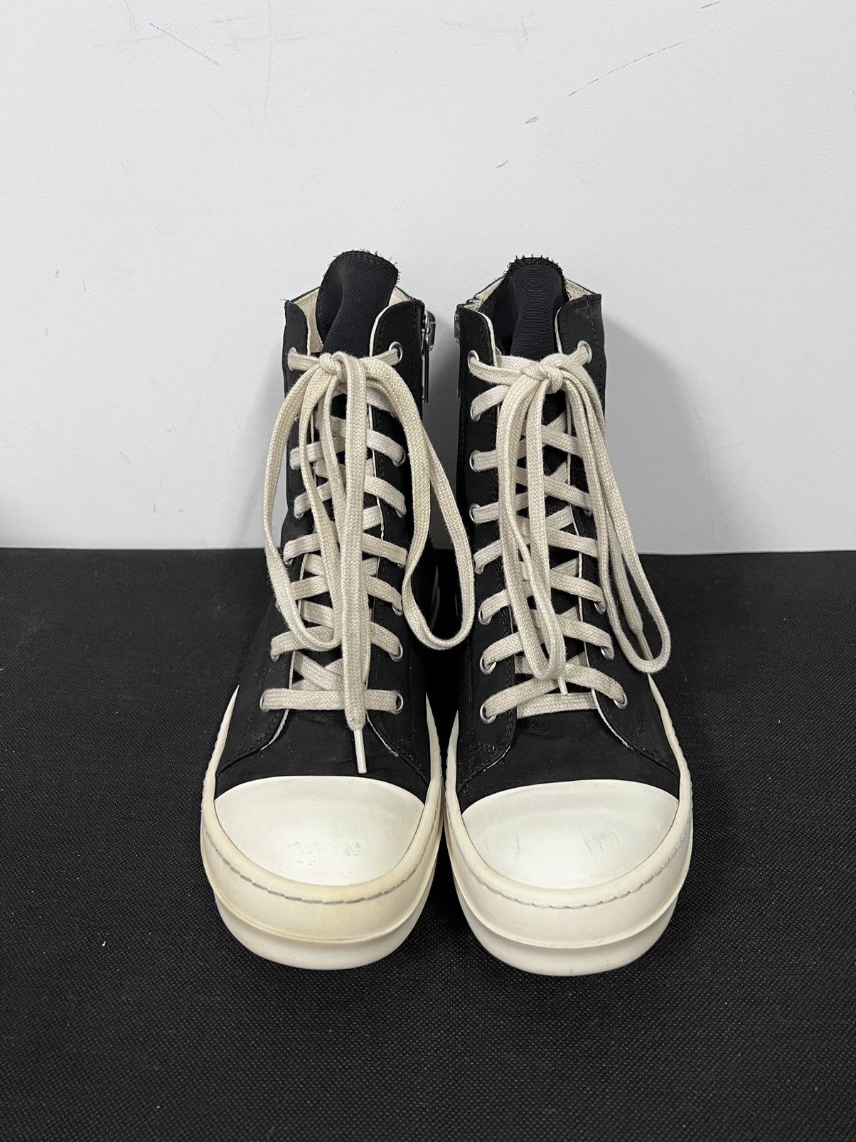 Rick Owens Drkshdw Rick owens drkshdw ramones high top sneakers sz36.5 Size US 6.5 / IT 36.5 - 3 Thumbnail