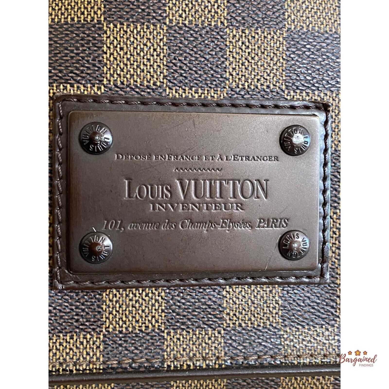 Louis Vuitton Louis Vuitton Damier Ebene Canvas Brooklyn PM Shoulder Bag Size ONE SIZE - 2 Thumbnail