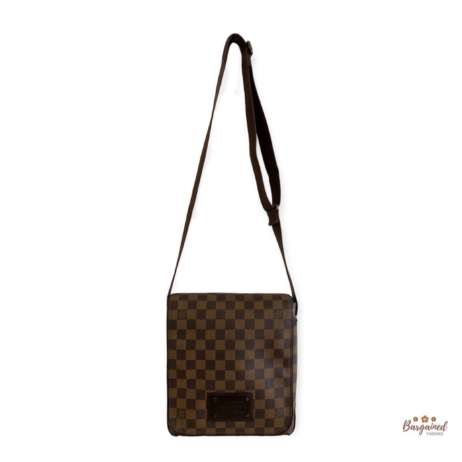 Louis Vuitton Louis Vuitton Damier Ebene Canvas Brooklyn PM Shoulder Bag Size ONE SIZE - 1 Thumbnail