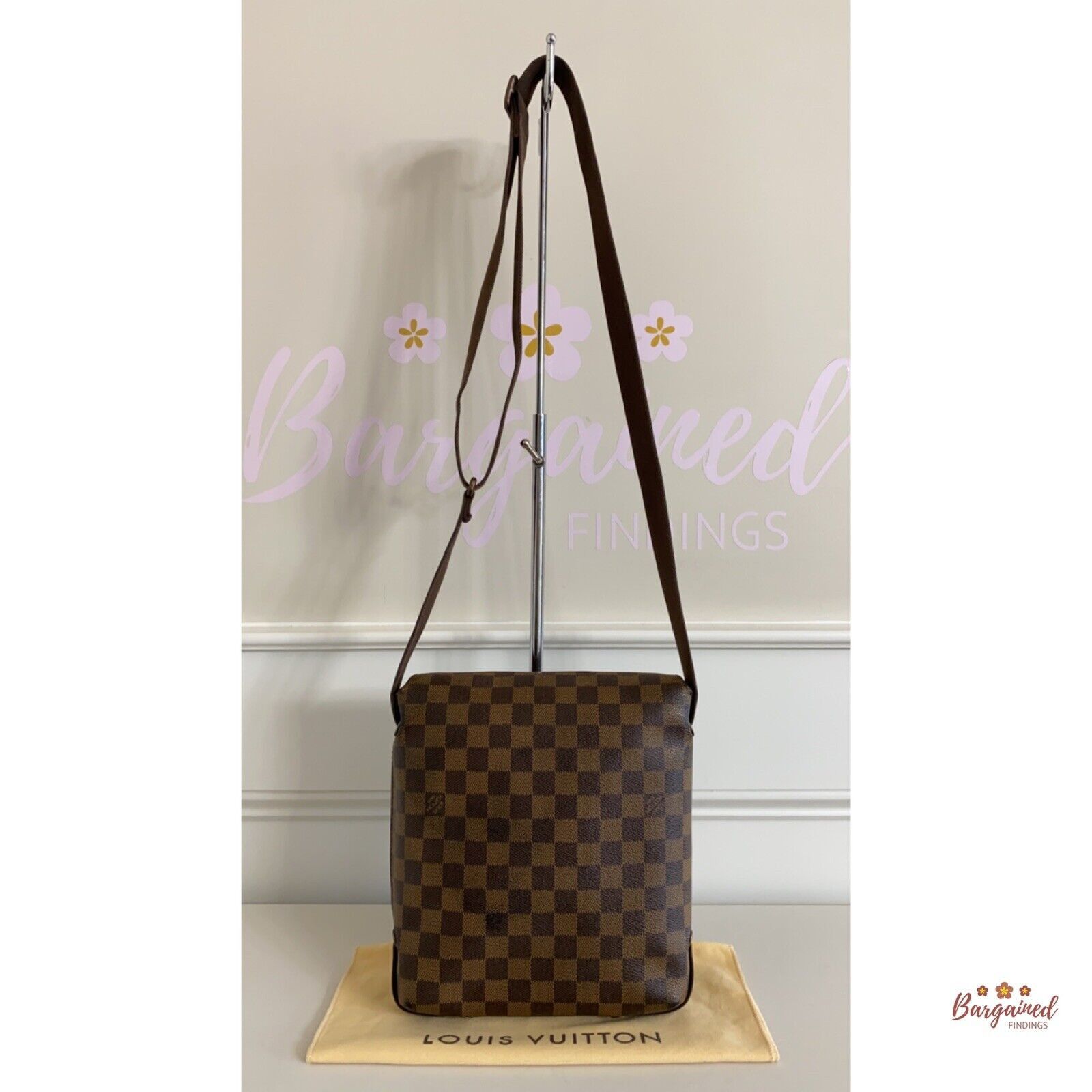 Louis Vuitton Louis Vuitton Damier Ebene Canvas Brooklyn PM Shoulder Bag Size ONE SIZE - 3 Thumbnail