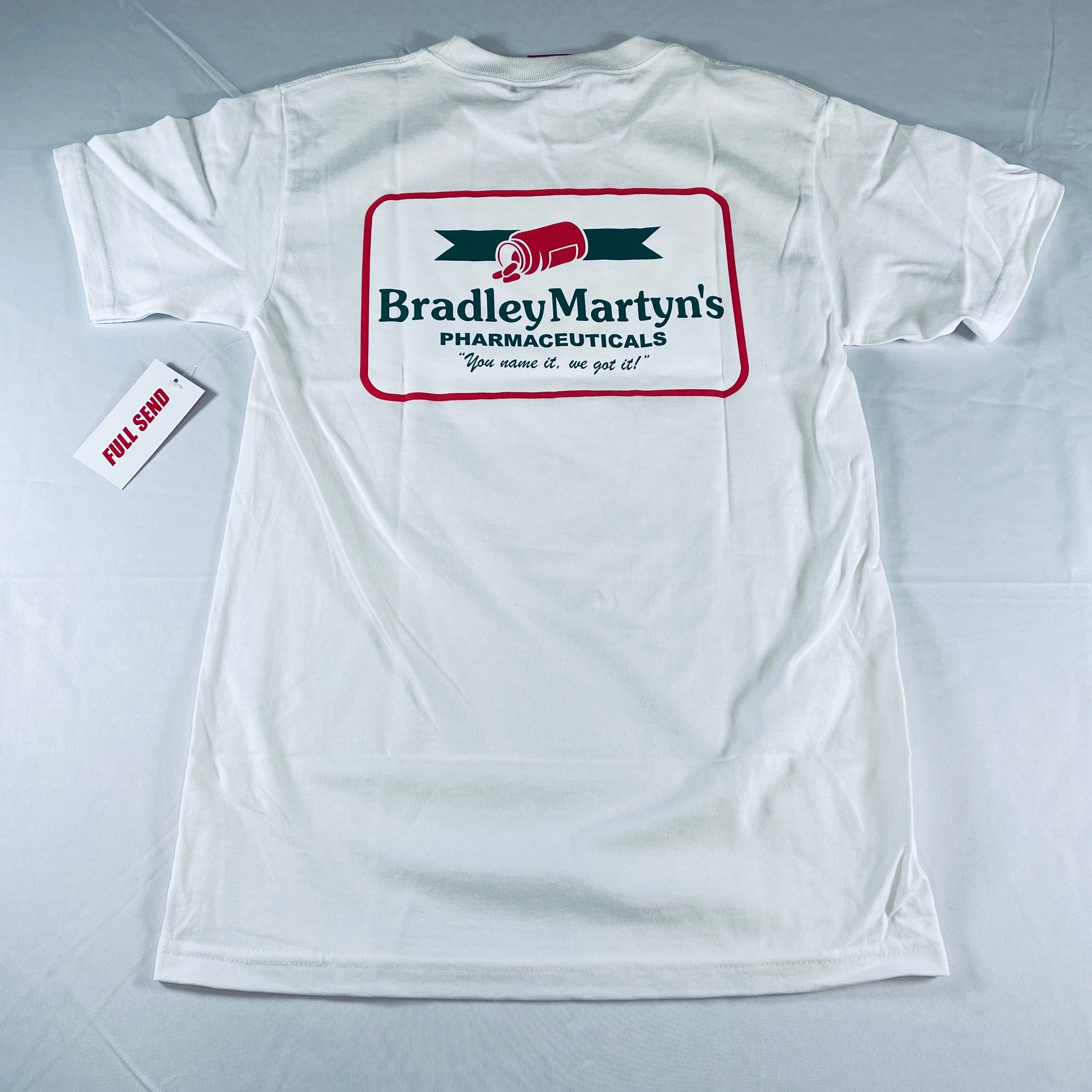 *NEW* Bradley’s Pharmaceuticals Tee (White) LIMITED