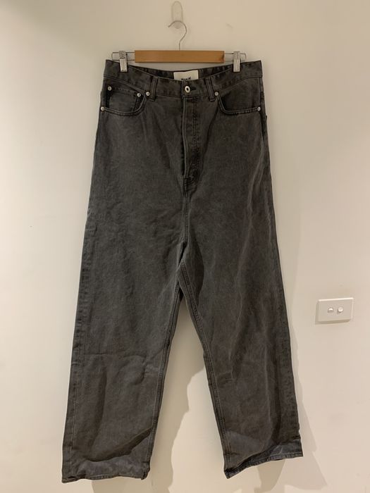 Vuja De Grey Uneven Dye Denim Pants | Grailed