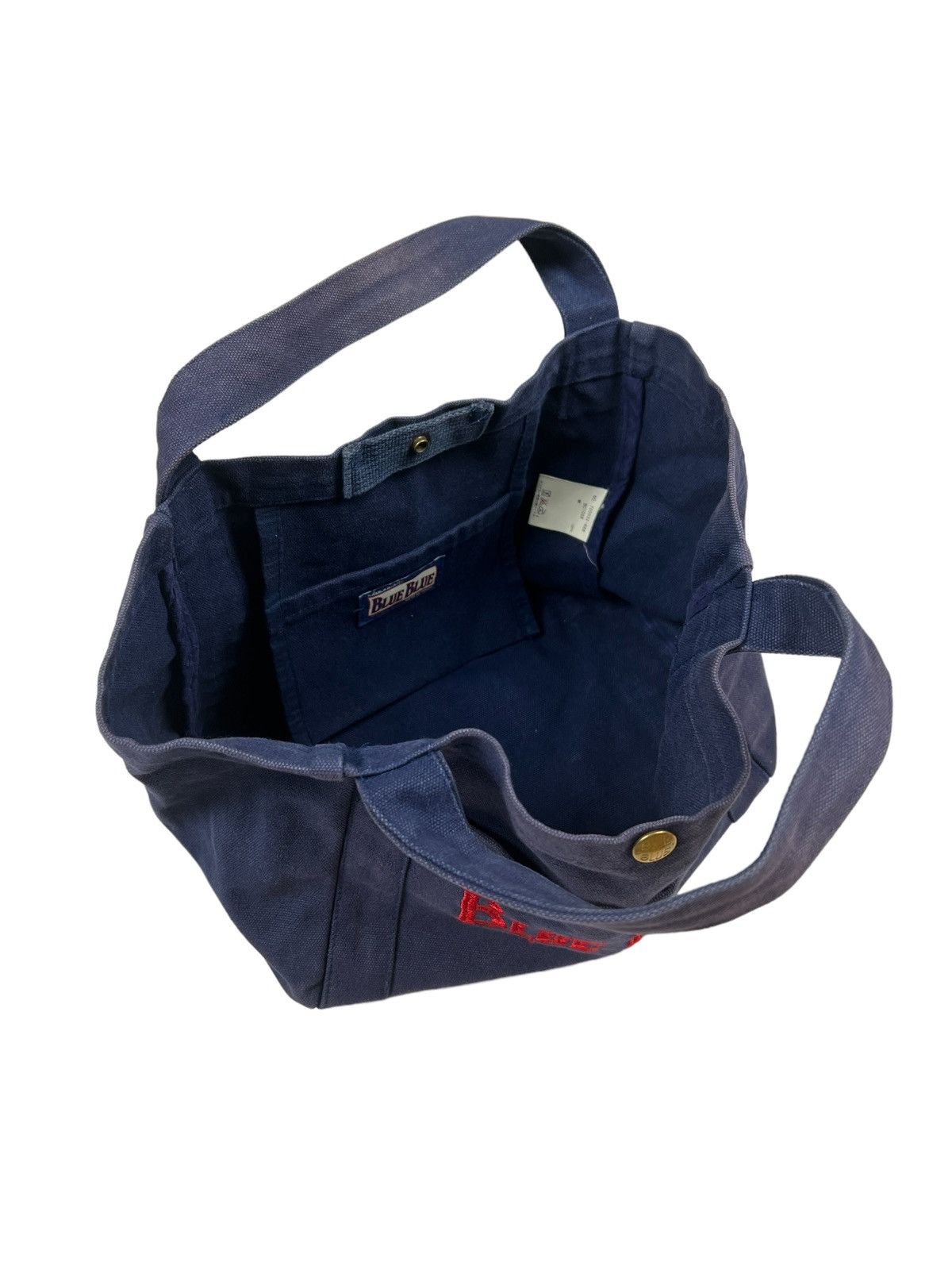 Blue Blue Japan Blue Blue 🇯🇵 Mini Canvas Indigo Tote bag Size ONE SIZE - 2 Thumbnail
