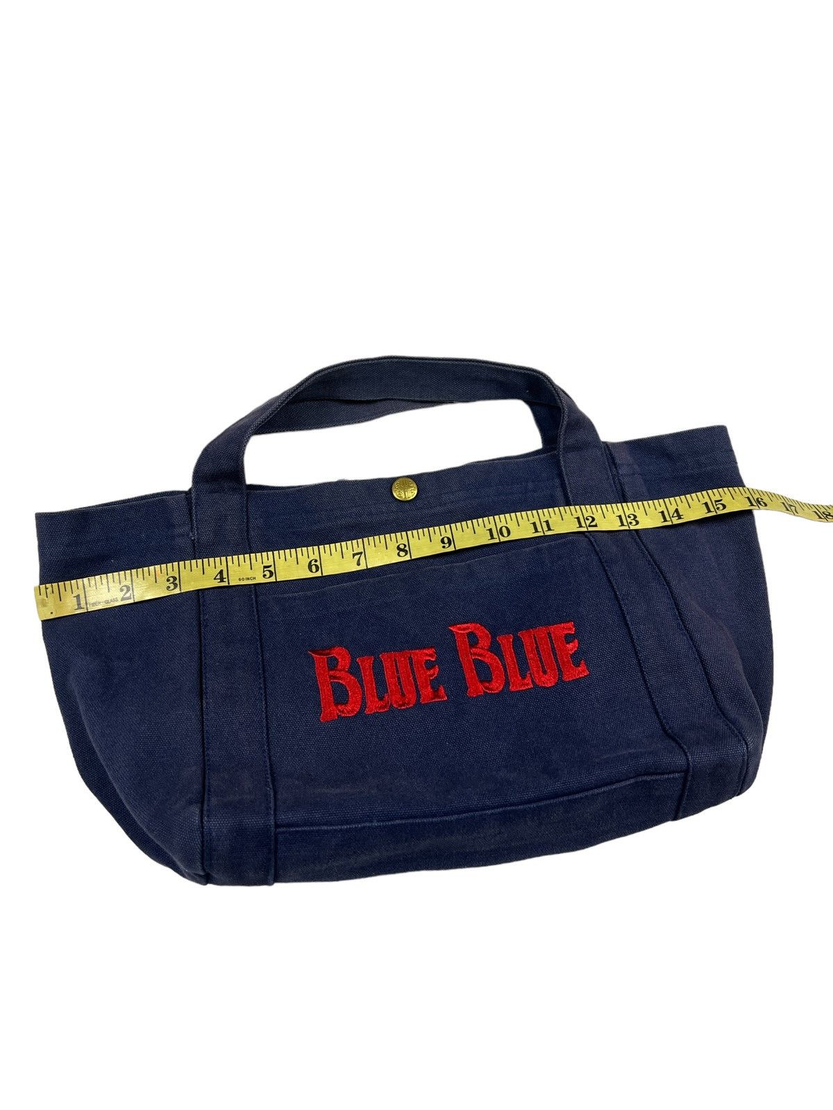 Blue Blue Japan Blue Blue 🇯🇵 Mini Canvas Indigo Tote bag Size ONE SIZE - 6 Thumbnail