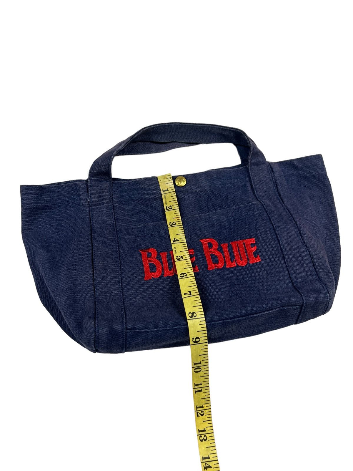 Blue Blue Japan Blue Blue 🇯🇵 Mini Canvas Indigo Tote bag Size ONE SIZE - 7 Thumbnail