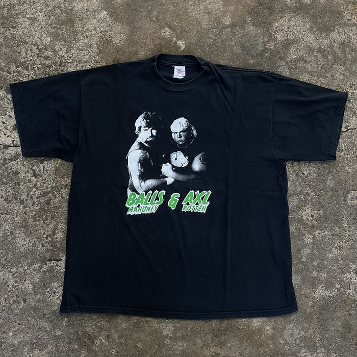 Vintage Vintage Balls Mahoney Axl Rotten ECW WWF WWE Wrestling Shirt