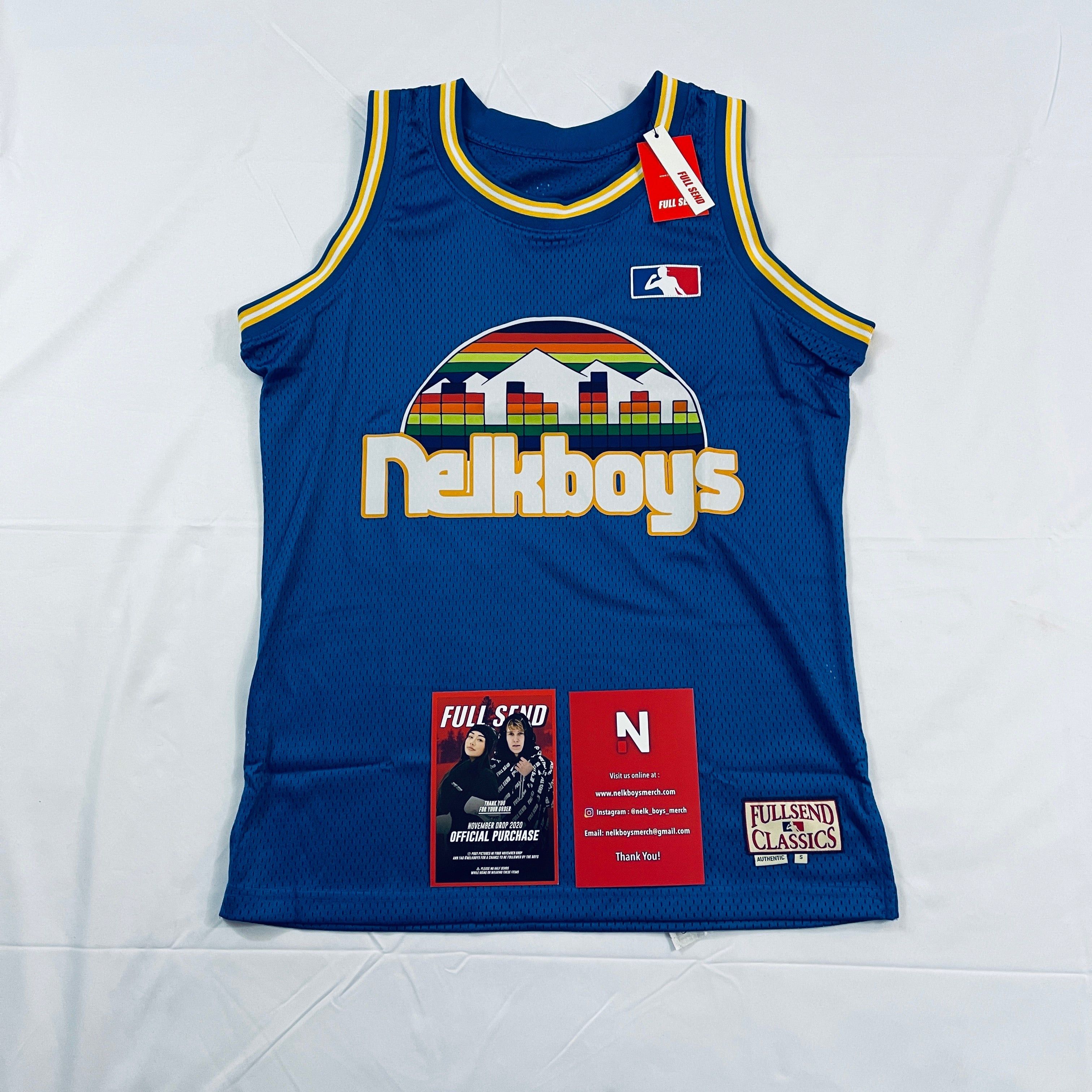 Nelkboys Fullsend Basketball cheapest Jersey