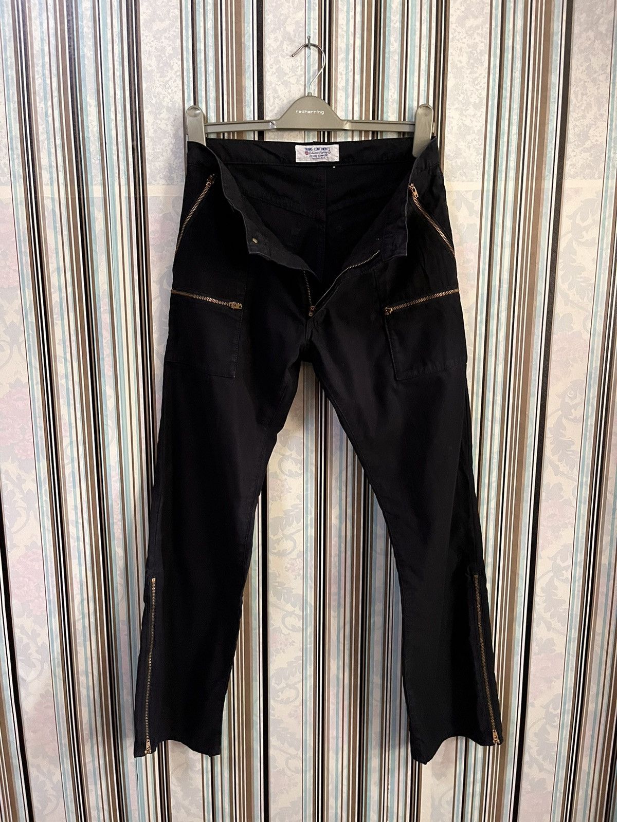Japanese Brand Transcontinents trans continents zipped bondage punk #D2 Size US 30 / EU 46 - 4 Thumbnail