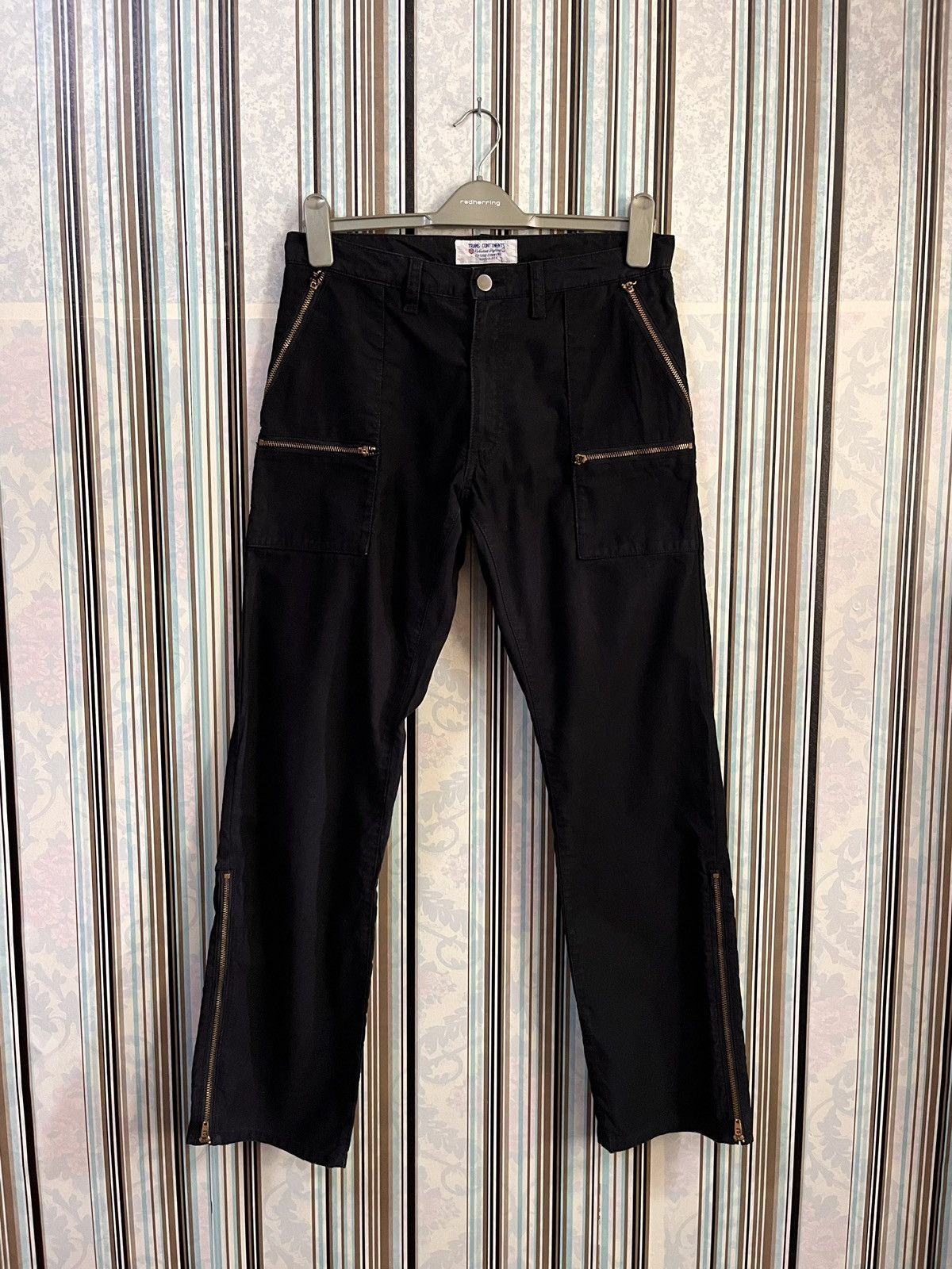 Japanese Brand Transcontinents trans continents zipped bondage punk #D2 Size US 30 / EU 46 - 2 Thumbnail