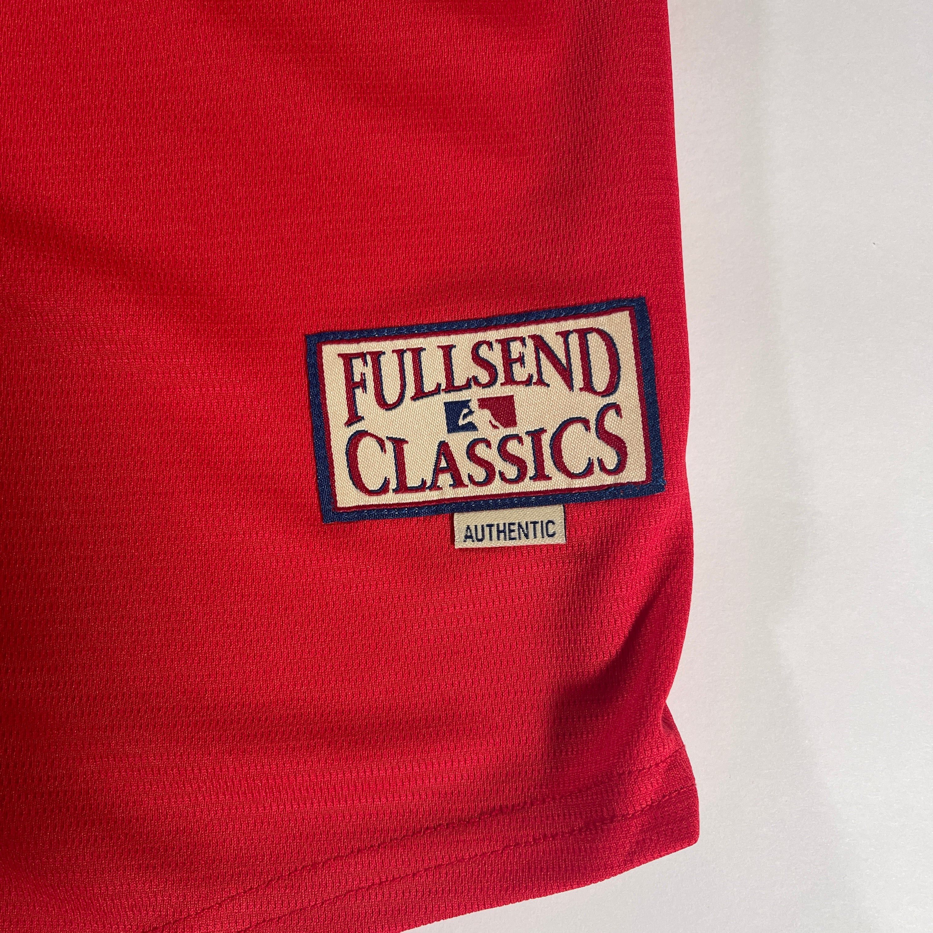 Full Send *NEW* Nelk Boys Full Send Red Sox Baseball Jersey LIMITED Size US L / EU 52-54 / 3 - 4 Thumbnail