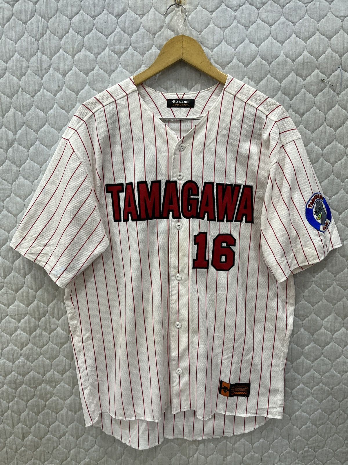 Descente (Mmm)🔥STEALS🔥 DESCENTE TAMAGAWA SEALS BASEBALL TEAM Size US L / EU 52-54 / 3 - 1 Thumbnail