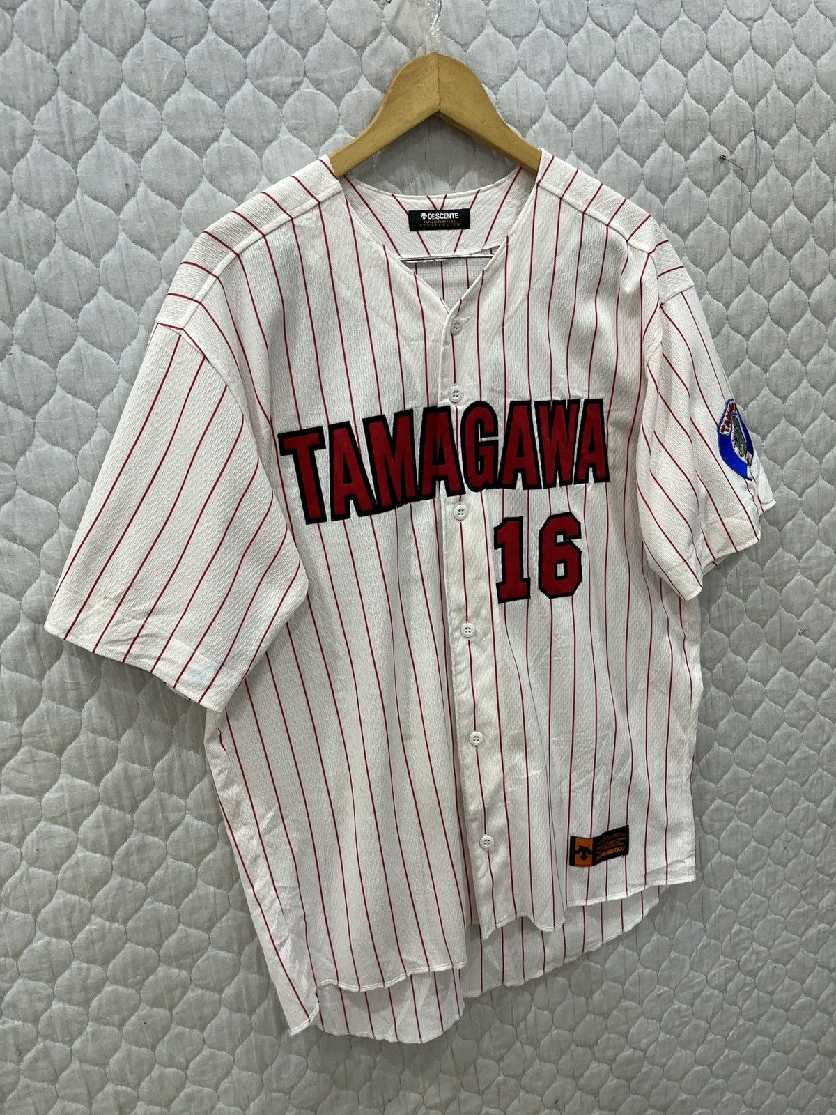 Descente (Mmm)🔥STEALS🔥 DESCENTE TAMAGAWA SEALS BASEBALL TEAM Size US L / EU 52-54 / 3 - 3 Thumbnail
