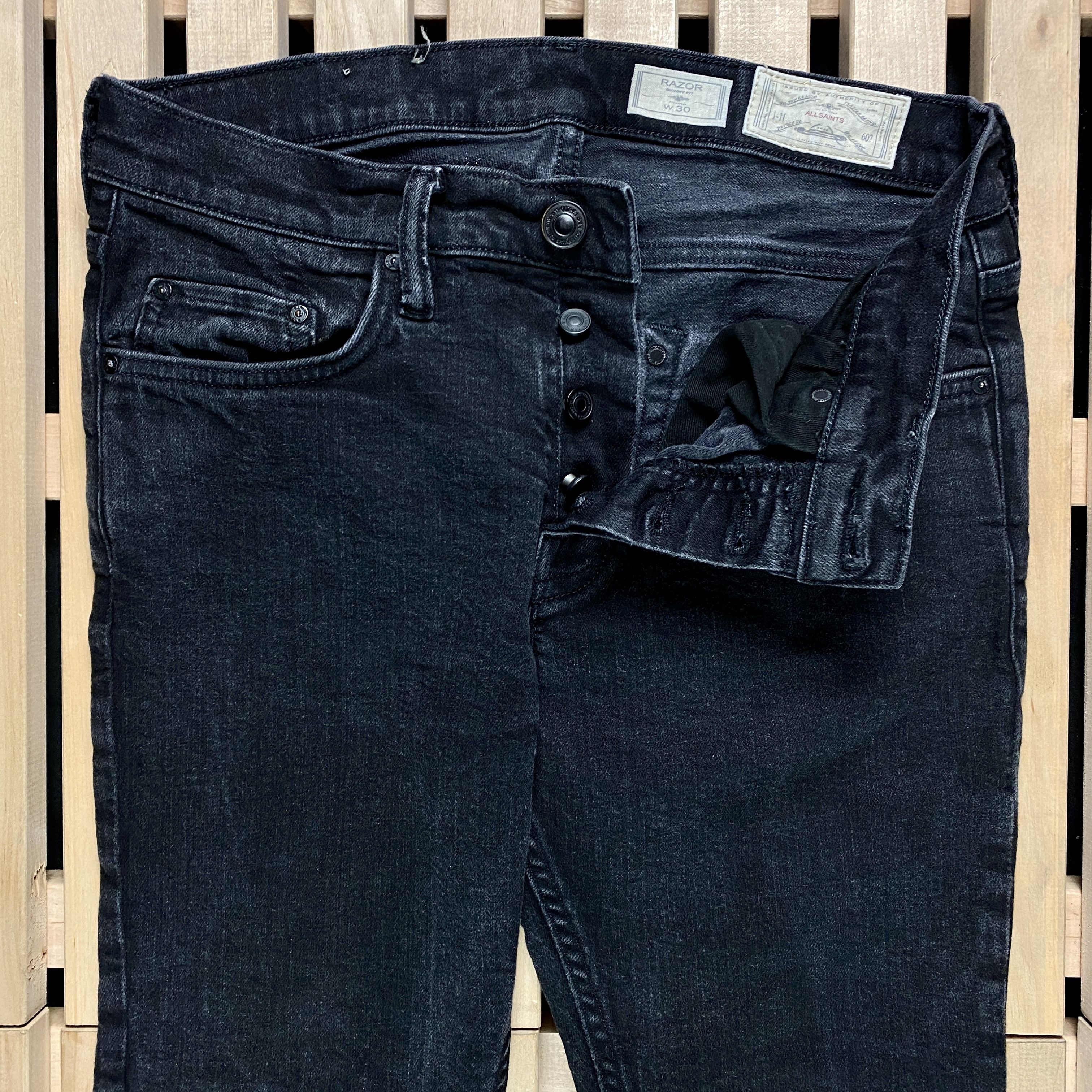 Allsaints Mens Jeans Denim Allsaints Skinny Size 30 Size US 30 / EU 46 - 4 Thumbnail