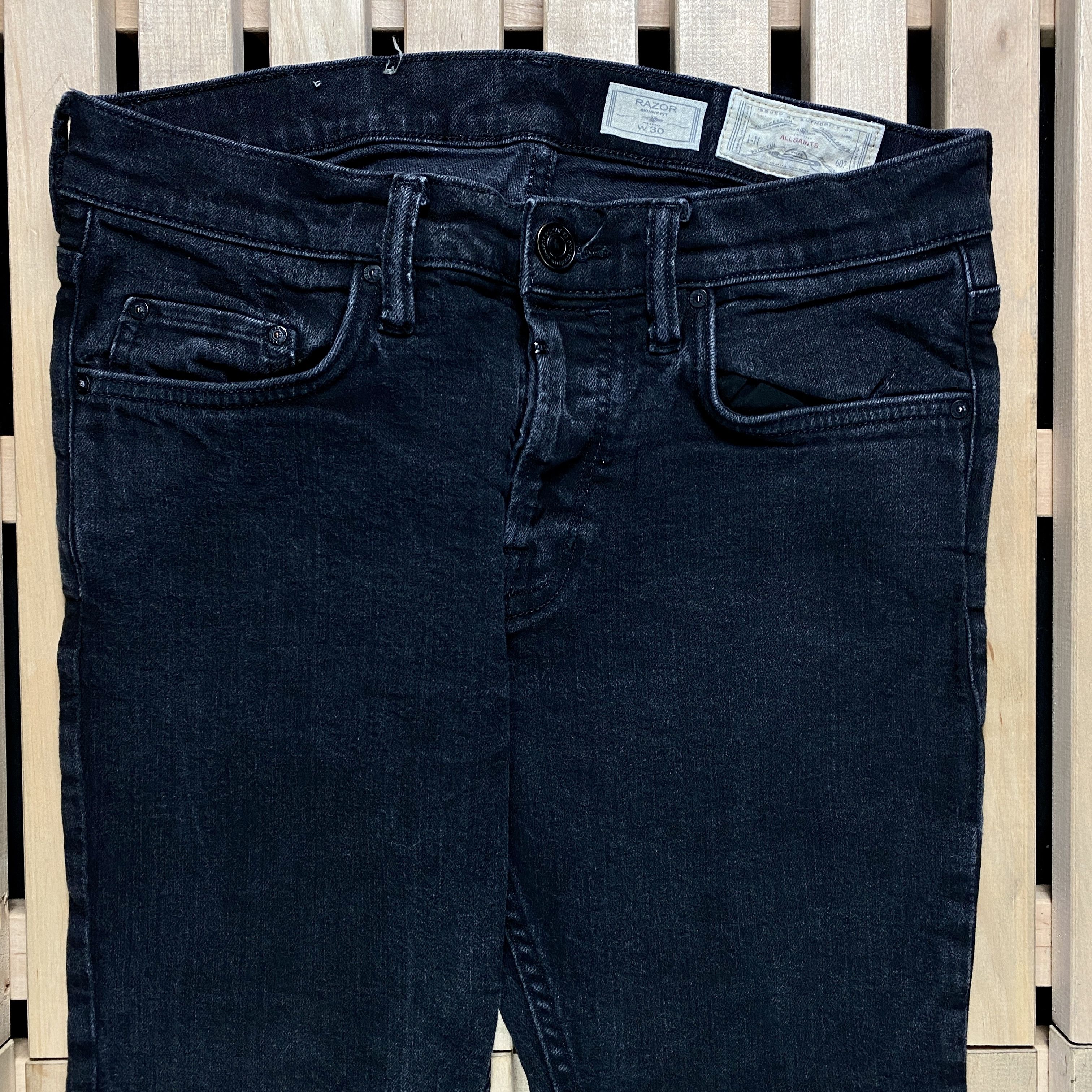 Allsaints Mens Jeans Denim Allsaints Skinny Size 30 Size US 30 / EU 46 - 2 Thumbnail