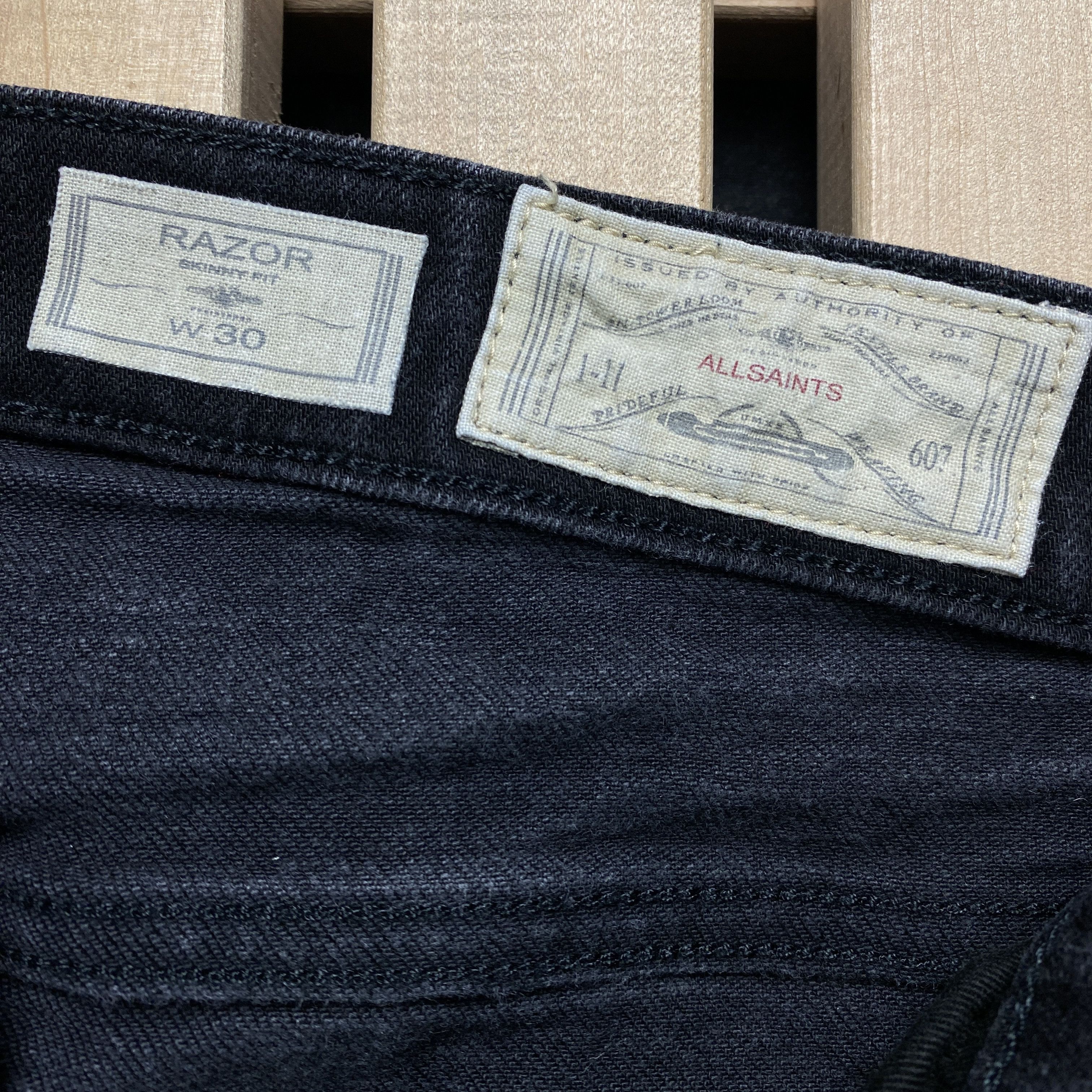 Allsaints Mens Jeans Denim Allsaints Skinny Size 30 Size US 30 / EU 46 - 6 Thumbnail