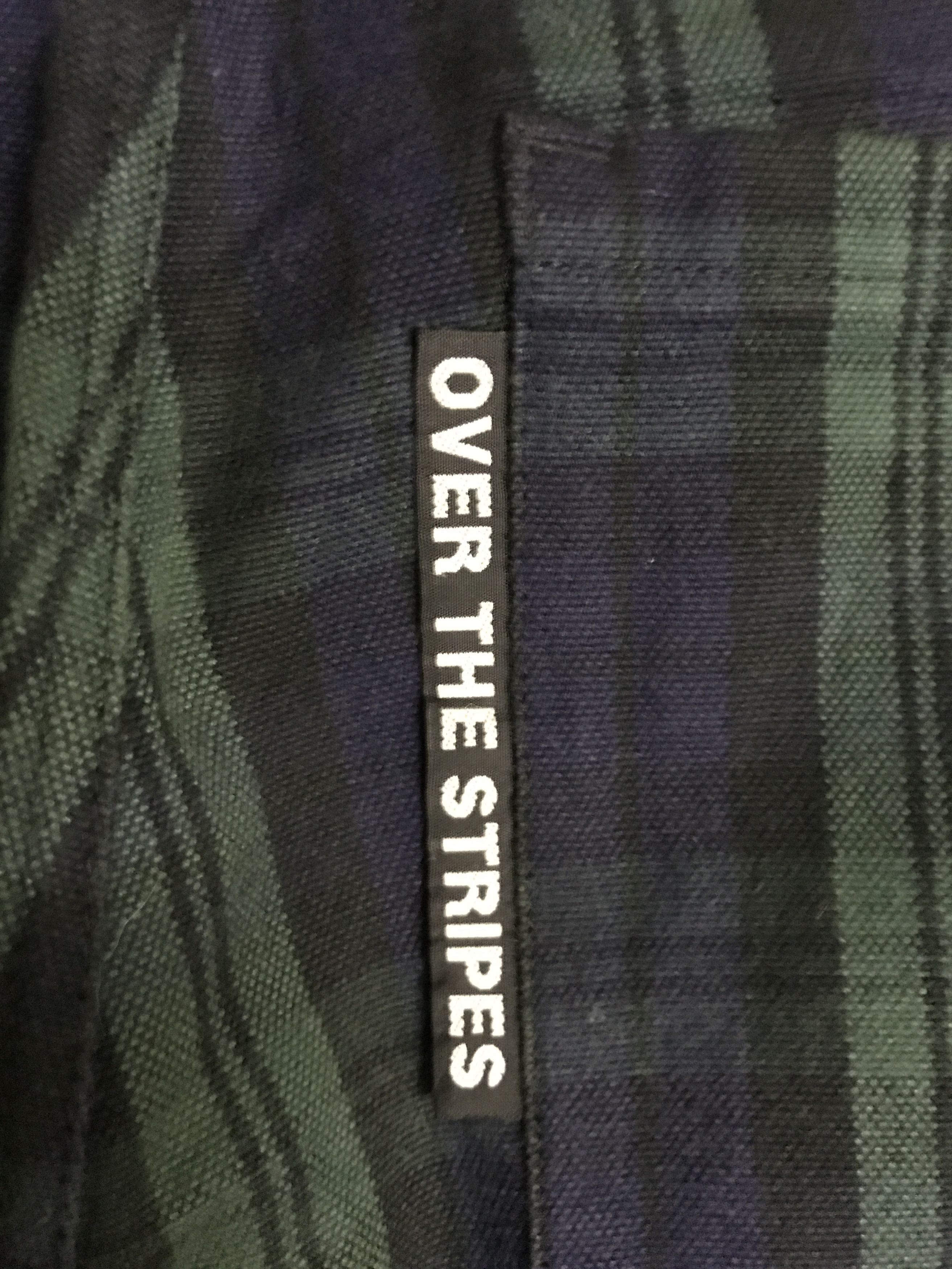 Japanese Brand P67 OVER THE STRIPE Japan Plaid Rare Design Pant Size US 31 - 11 Thumbnail
