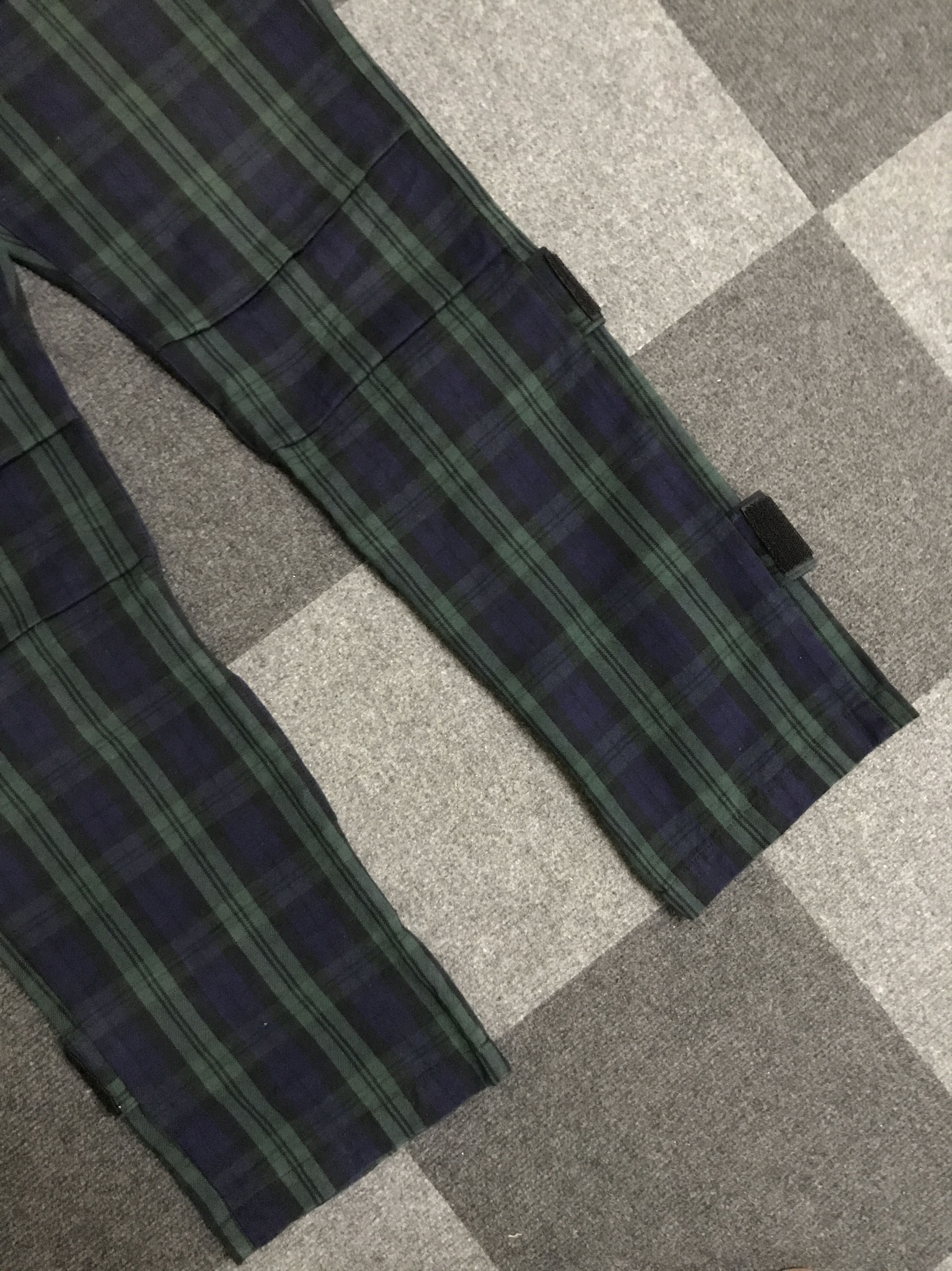 Japanese Brand P67 OVER THE STRIPE Japan Plaid Rare Design Pant Size US 31 - 5 Thumbnail