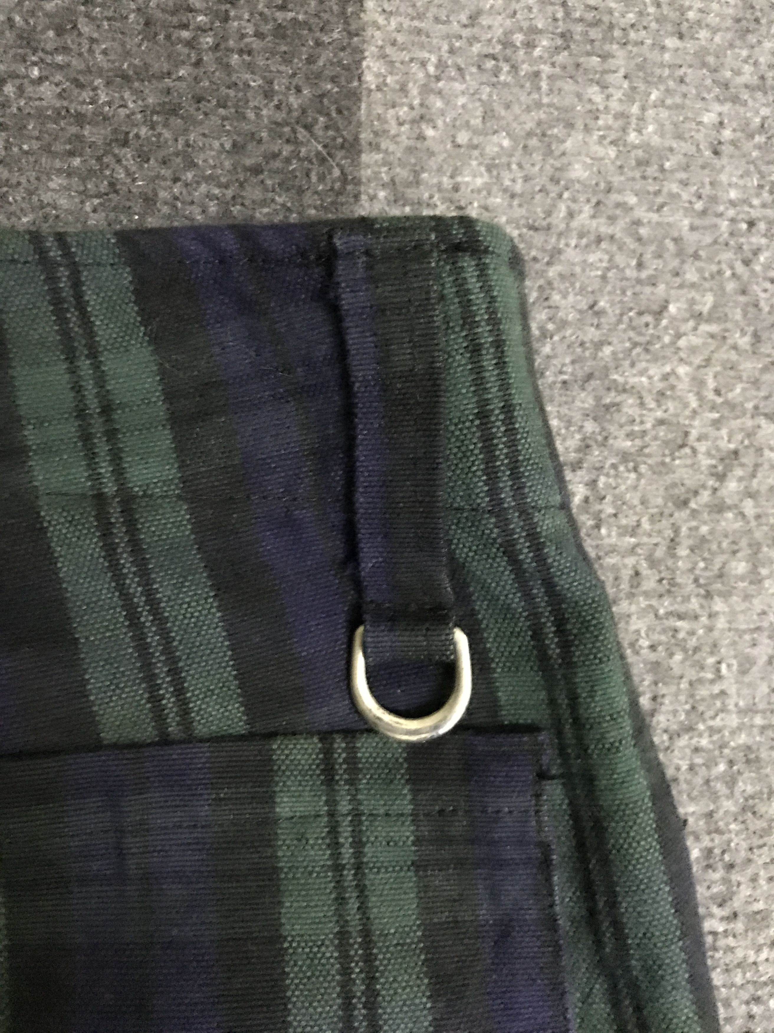 Japanese Brand P67 OVER THE STRIPE Japan Plaid Rare Design Pant Size US 31 - 12 Thumbnail