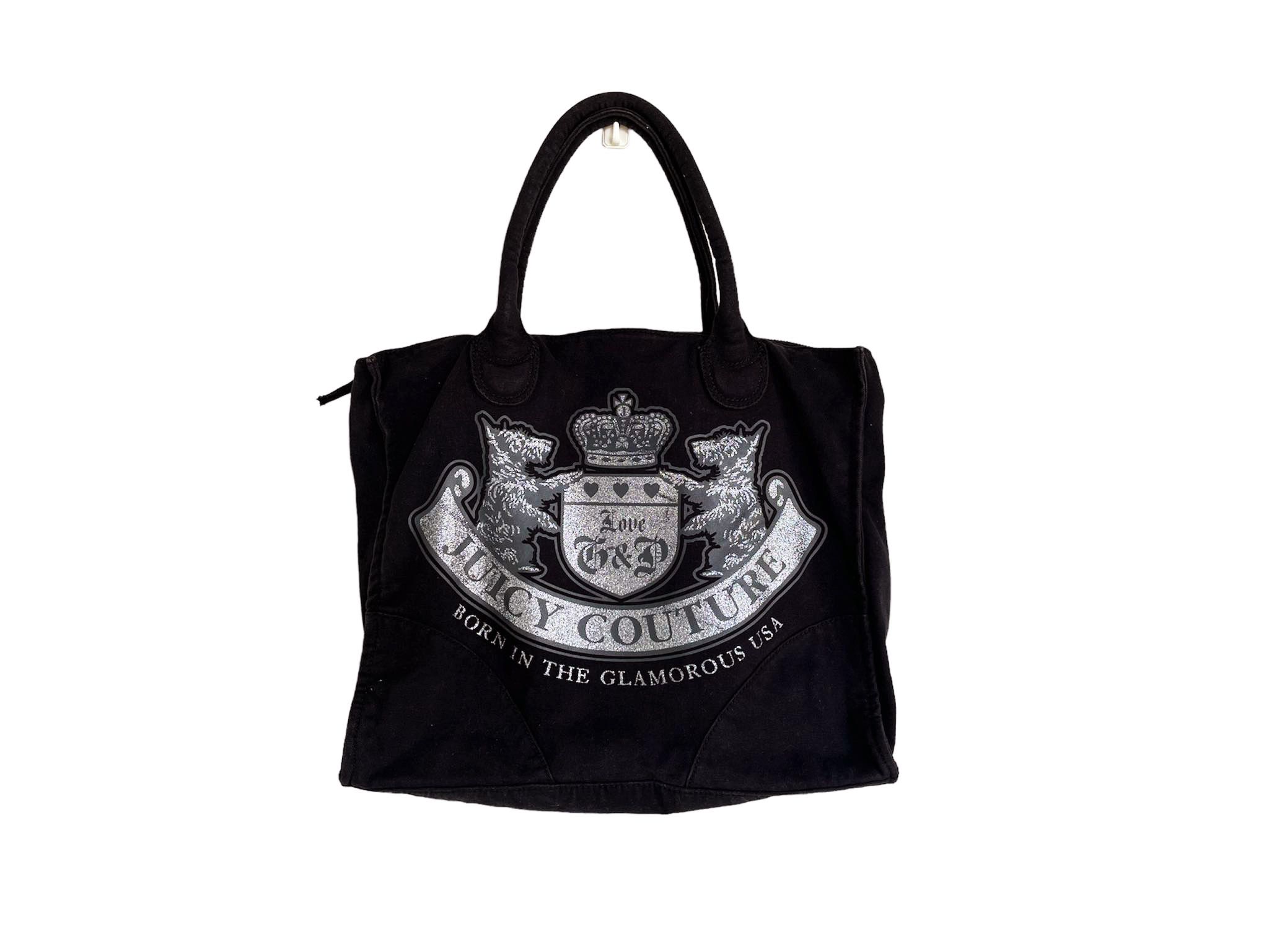 Juicy Couture Large offers Gray Black Fabric