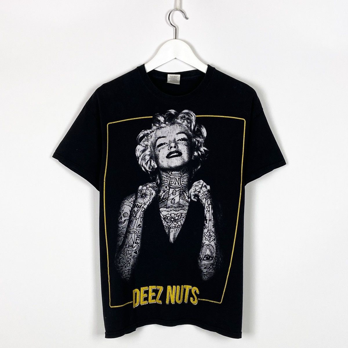 Band Tees Vintage 00s Deez Nuts Marilyn Monroe tee Hardcore rock y2k Size US M / EU 48-50 / 2 - 1 Thumbnail