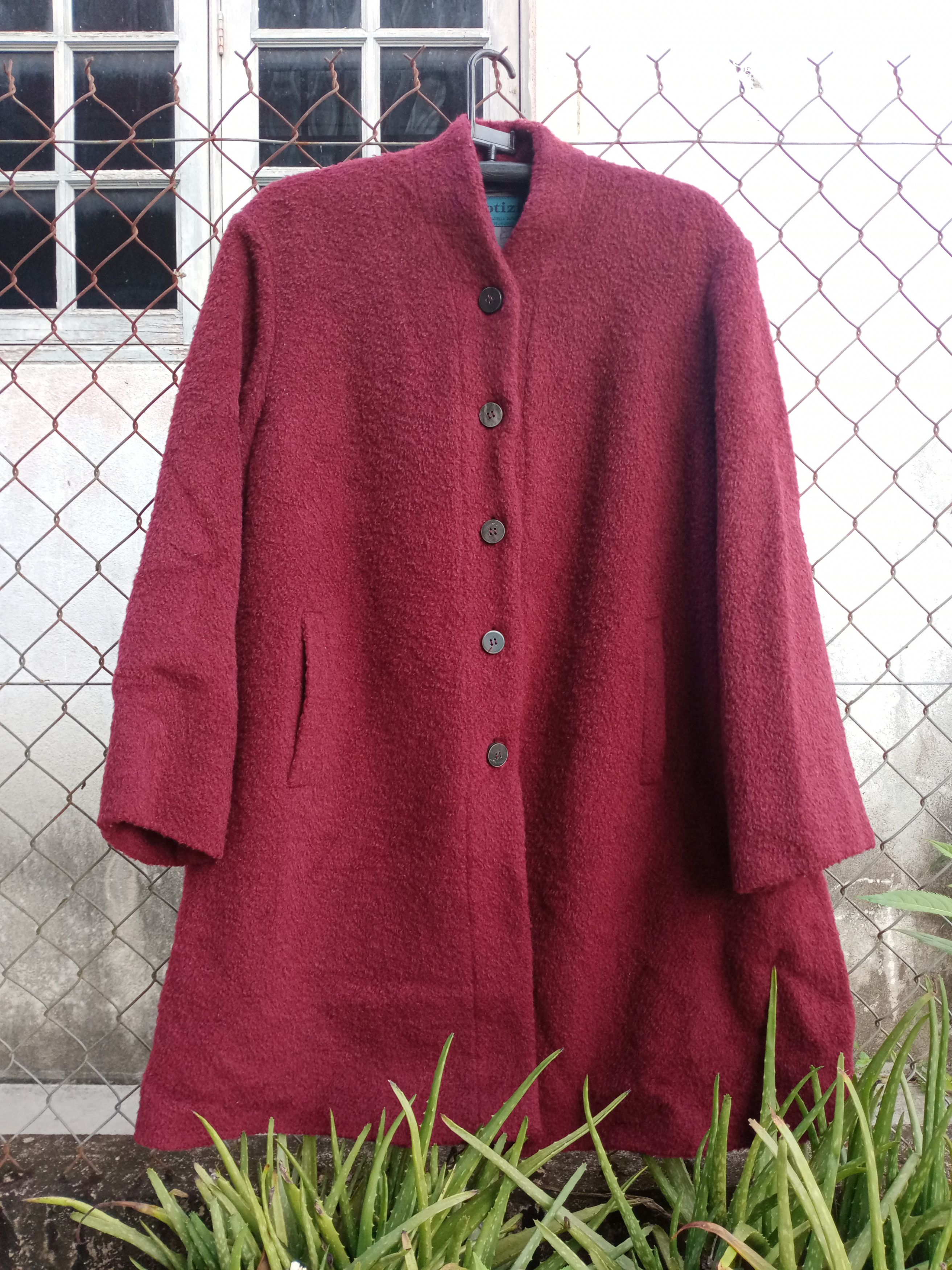 Vintage Notizie Di Mariella Bubani oversized pocket coat