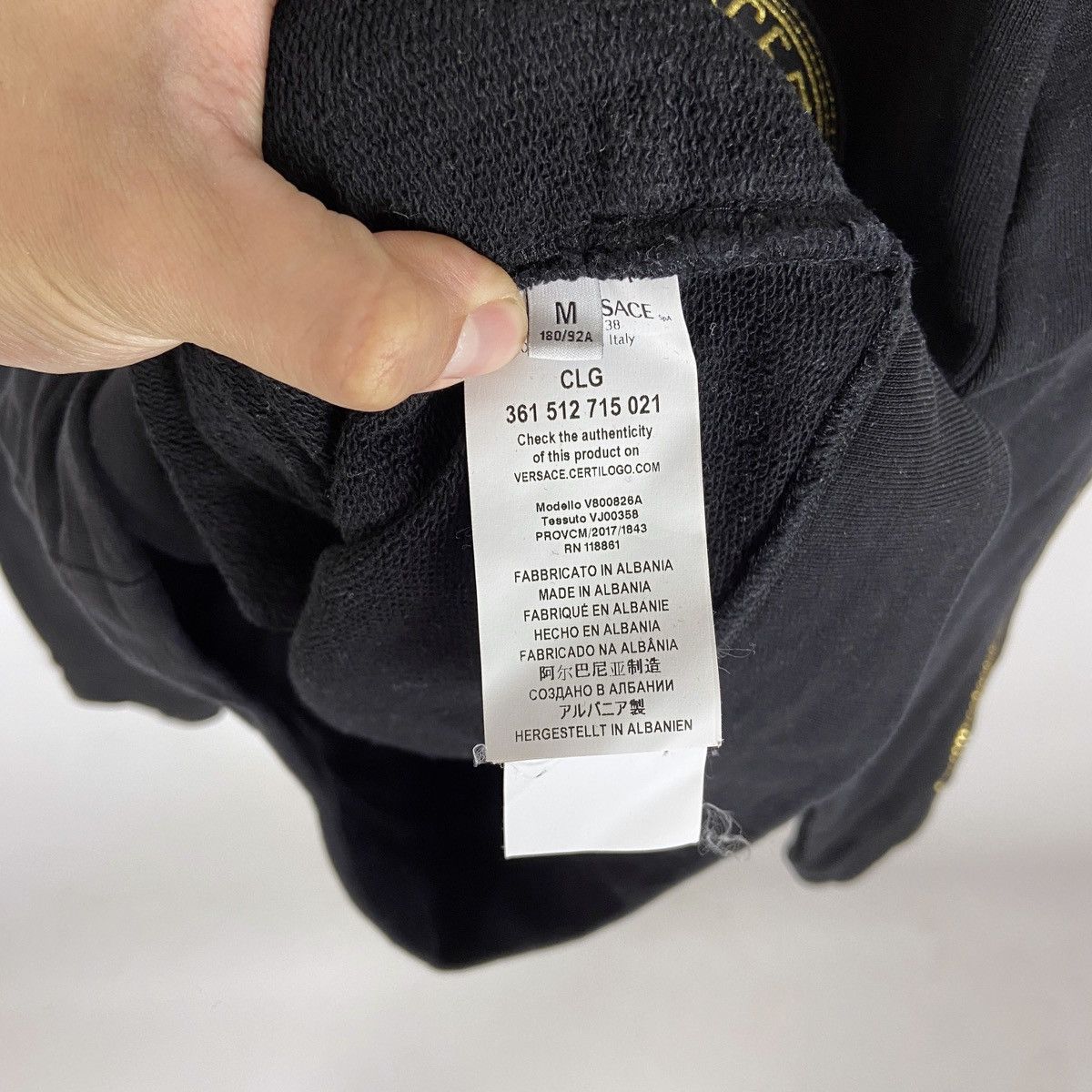 Other Versace Collection Medusa embroidered light black jacket Size US M / EU 48-50 / 2 - 7 Thumbnail