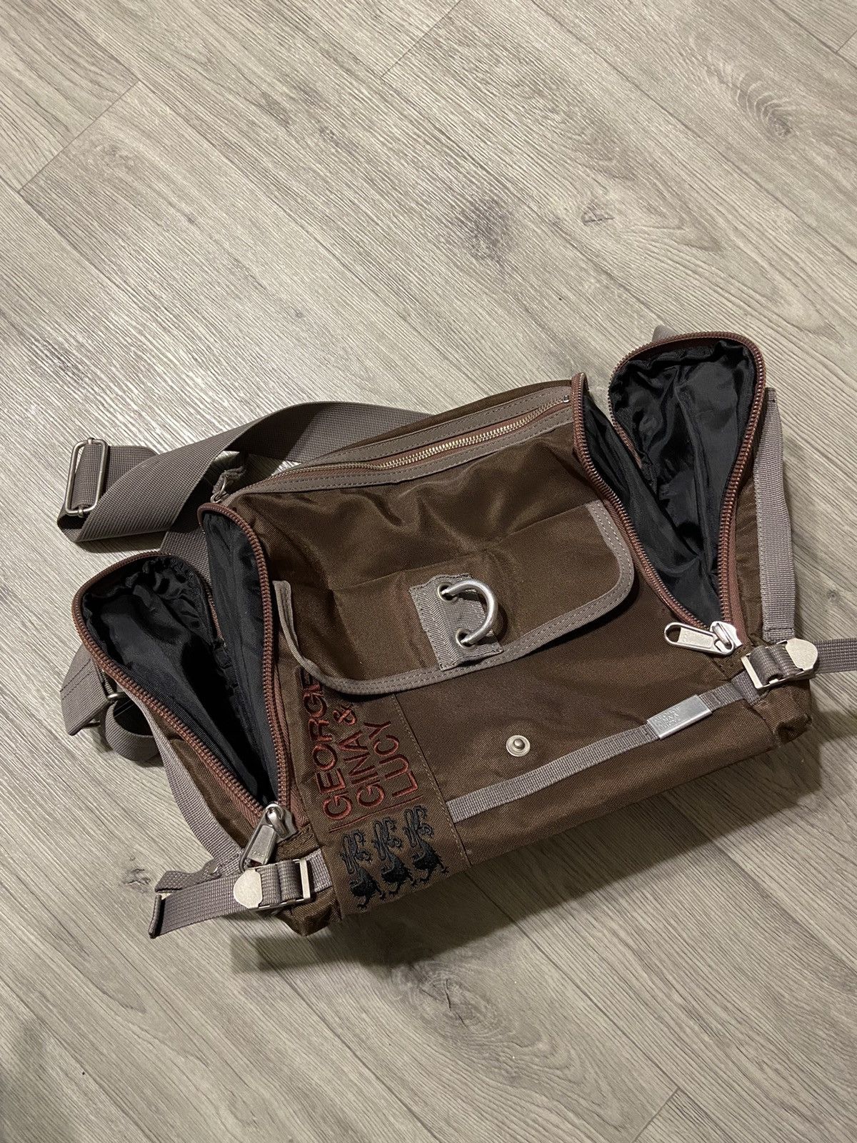 Japanese Brand George Gina & Lucy GGL Messenger Avant Garde Bag Japanese Size ONE SIZE - 4 Thumbnail
