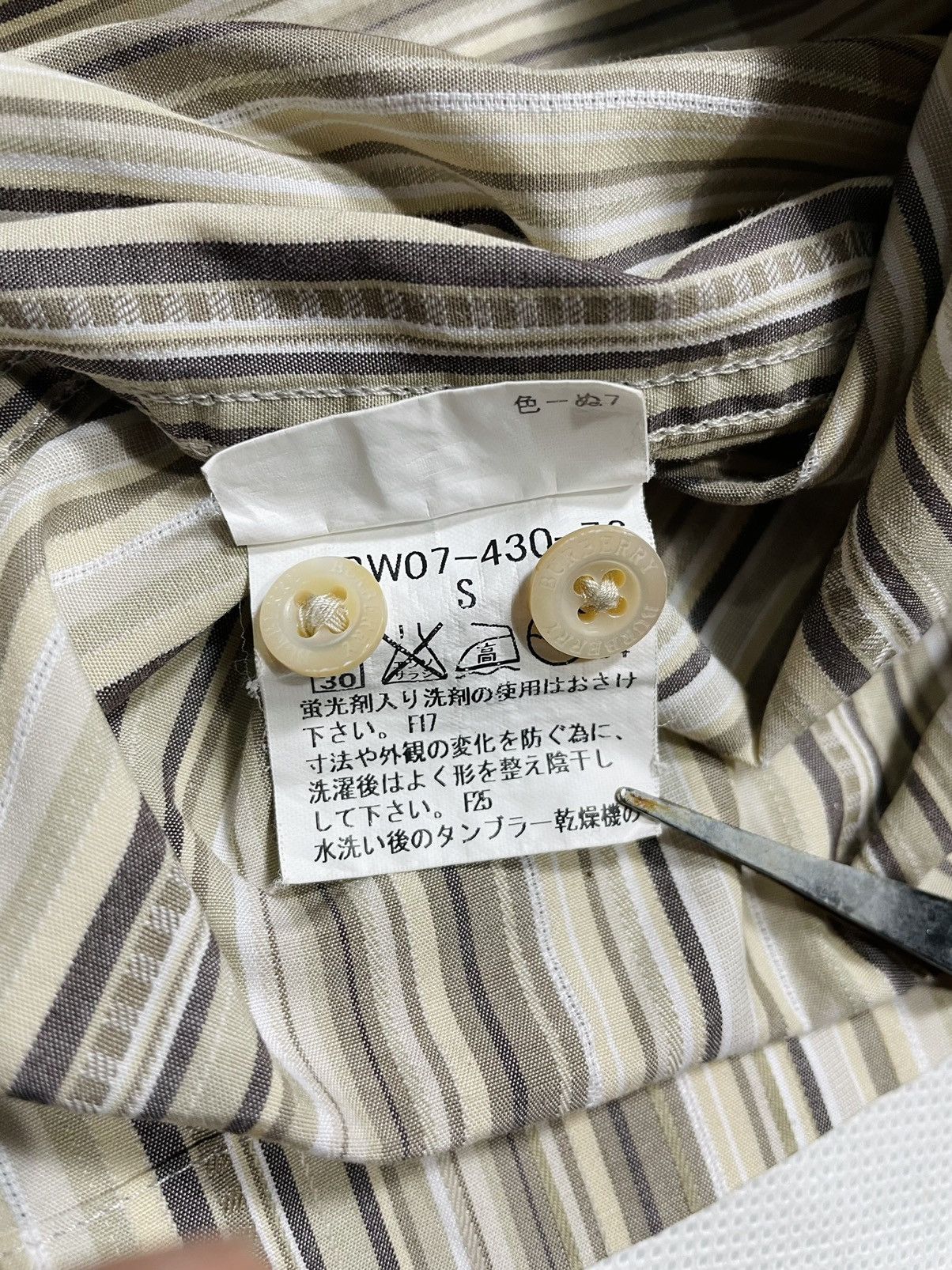 Burberry Vintage Burberry Nova checkered plaid tartan Vertical strip Size US S / EU 44-46 / 1 - 9 Thumbnail