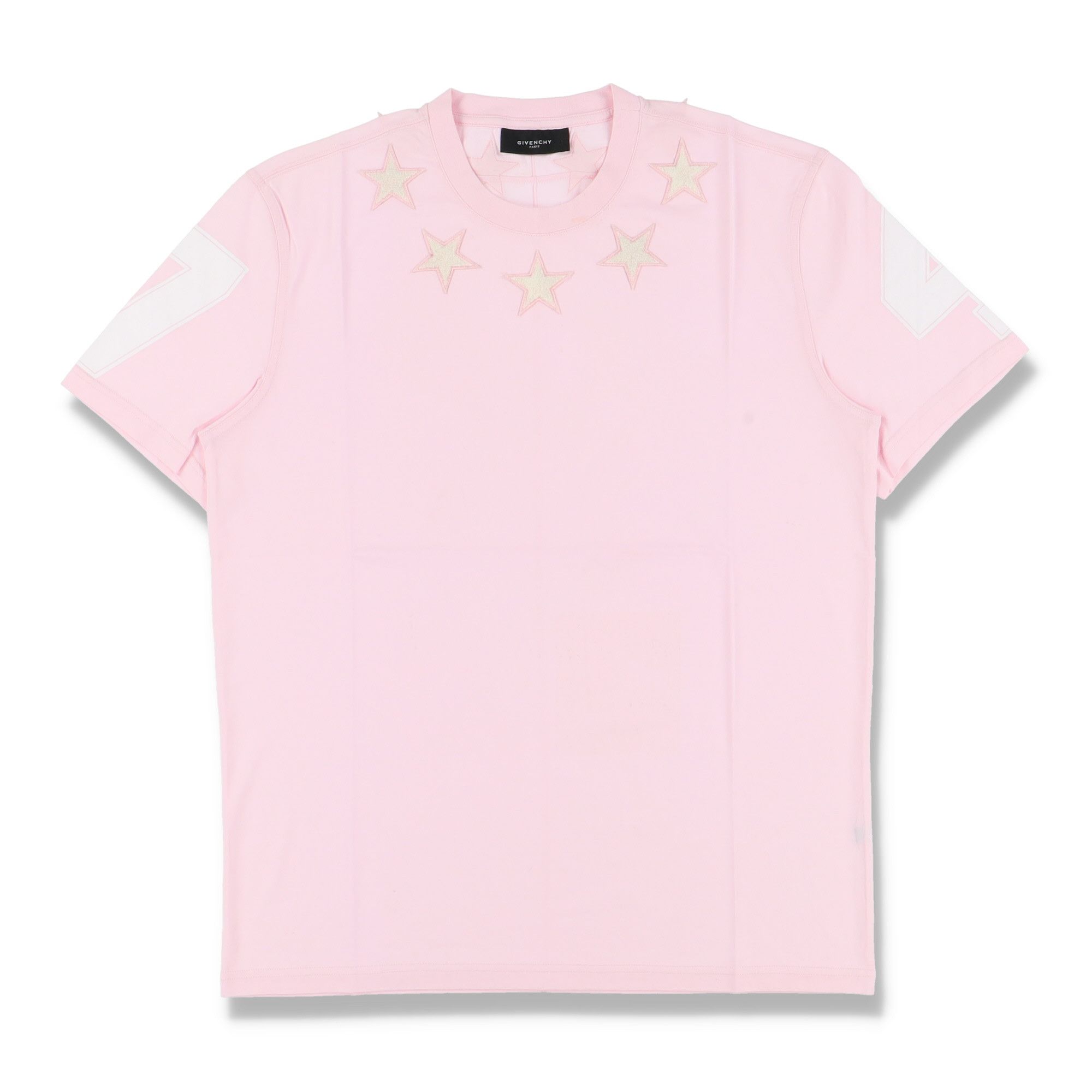 image of Givenchy Pink Felt Stars T-Shirt, Men's (Size XL)