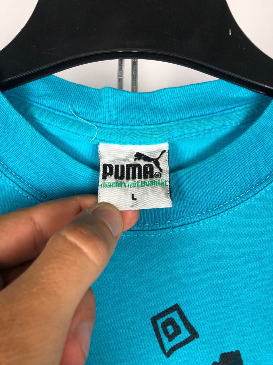 Puma Puma vintage T-shirts blue size L Size US L / EU 52-54 / 3 - 3 Thumbnail