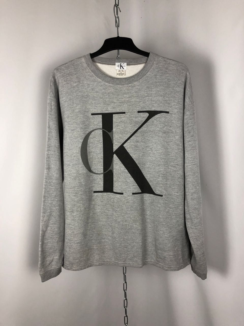 Calvin Klein Calvin Klein sweatshirt vintage big logo size L/XL Size US L / EU 52-54 / 3 - 1 Thumbnail