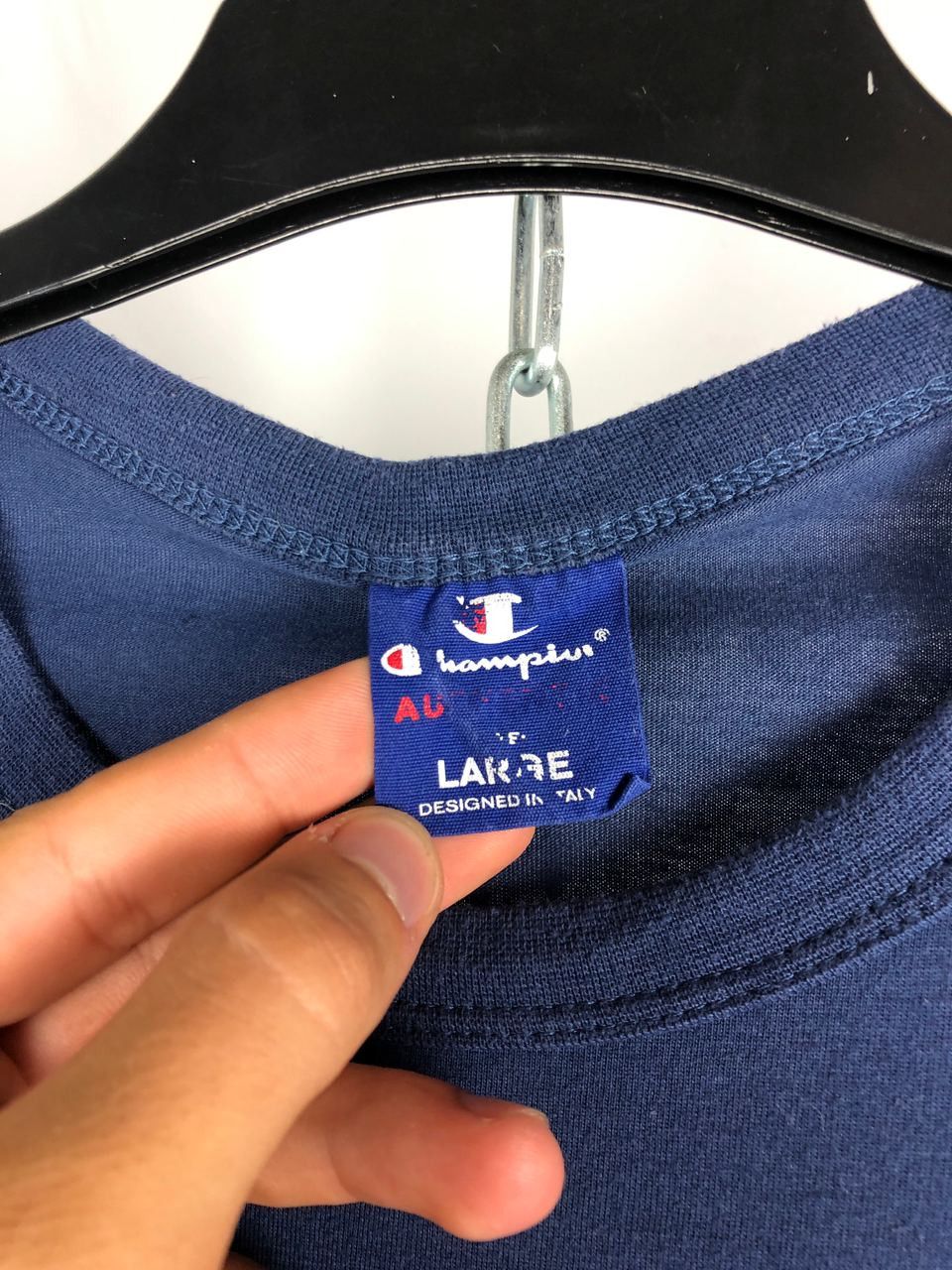 Champion Champion long sleeve T-shirts blue size L Size US S / EU 44-46 / 1 - 3 Thumbnail