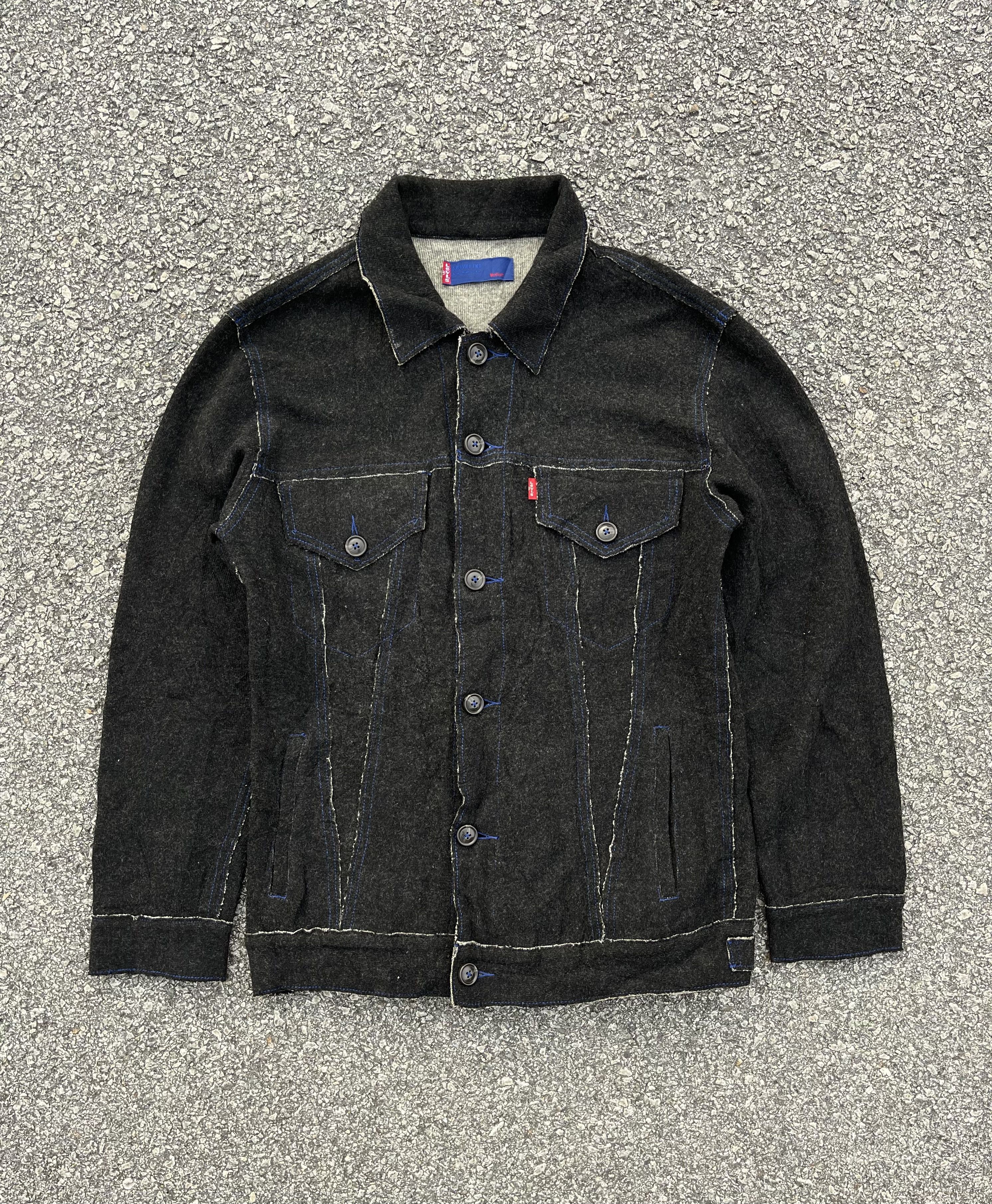 If Six Was Nine × Levi's Levis Chacoal Wool Blue Indigo Jacket Size US M / EU 48-50 / 2 - 2 Thumbnail