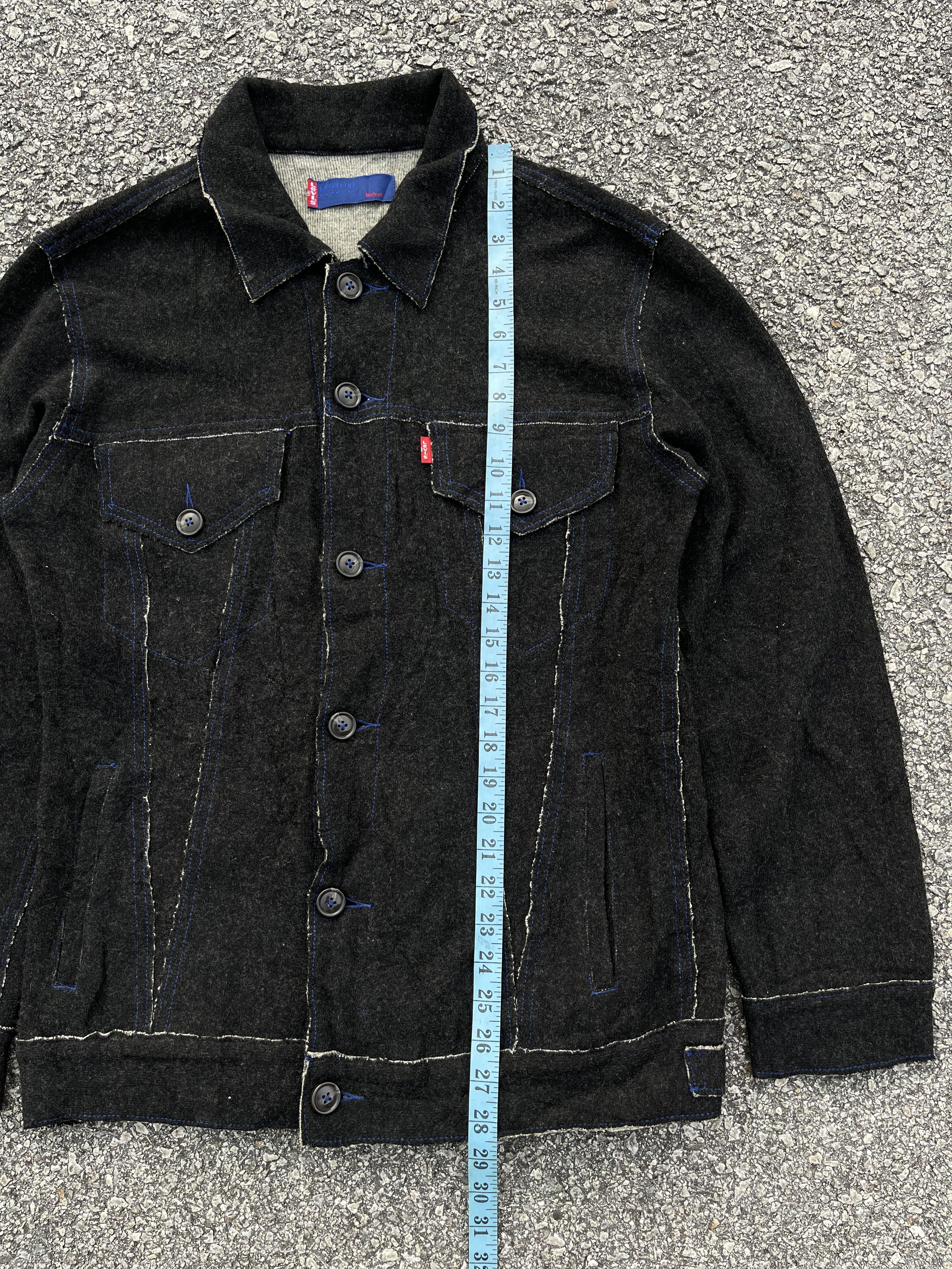 If Six Was Nine × Levi's Levis Chacoal Wool Blue Indigo Jacket Size US M / EU 48-50 / 2 - 7 Thumbnail
