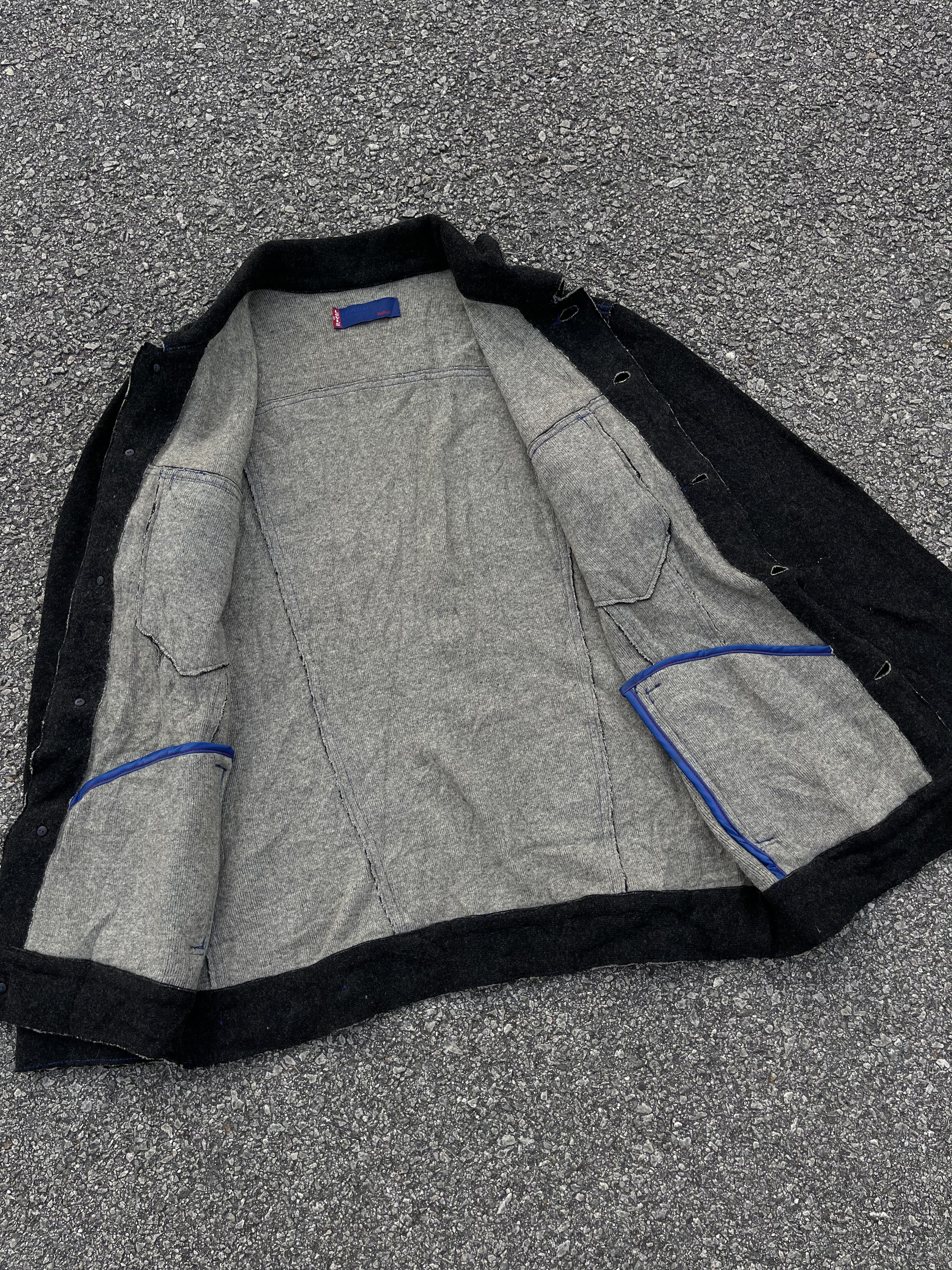 If Six Was Nine × Levi's Levis Chacoal Wool Blue Indigo Jacket Size US M / EU 48-50 / 2 - 10 Thumbnail