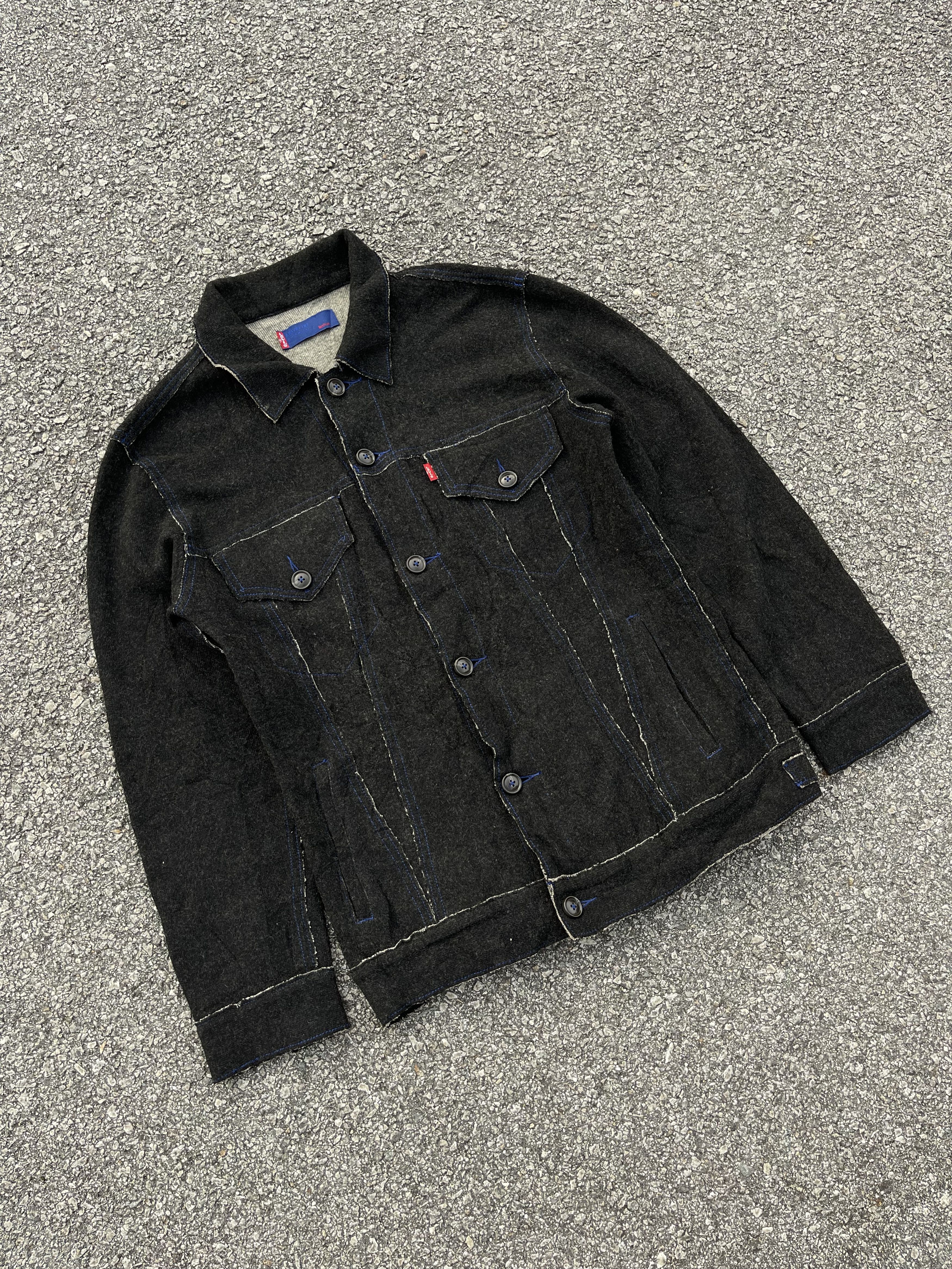 If Six Was Nine × Levi's Levis Chacoal Wool Blue Indigo Jacket Size US M / EU 48-50 / 2 - 3 Thumbnail