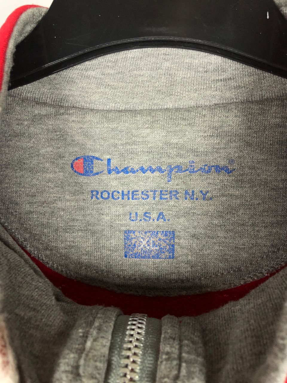 Champion Champion vintage zip 1/3 sweatshirt red size XL Size US XL / EU 56 / 4 - 4 Thumbnail