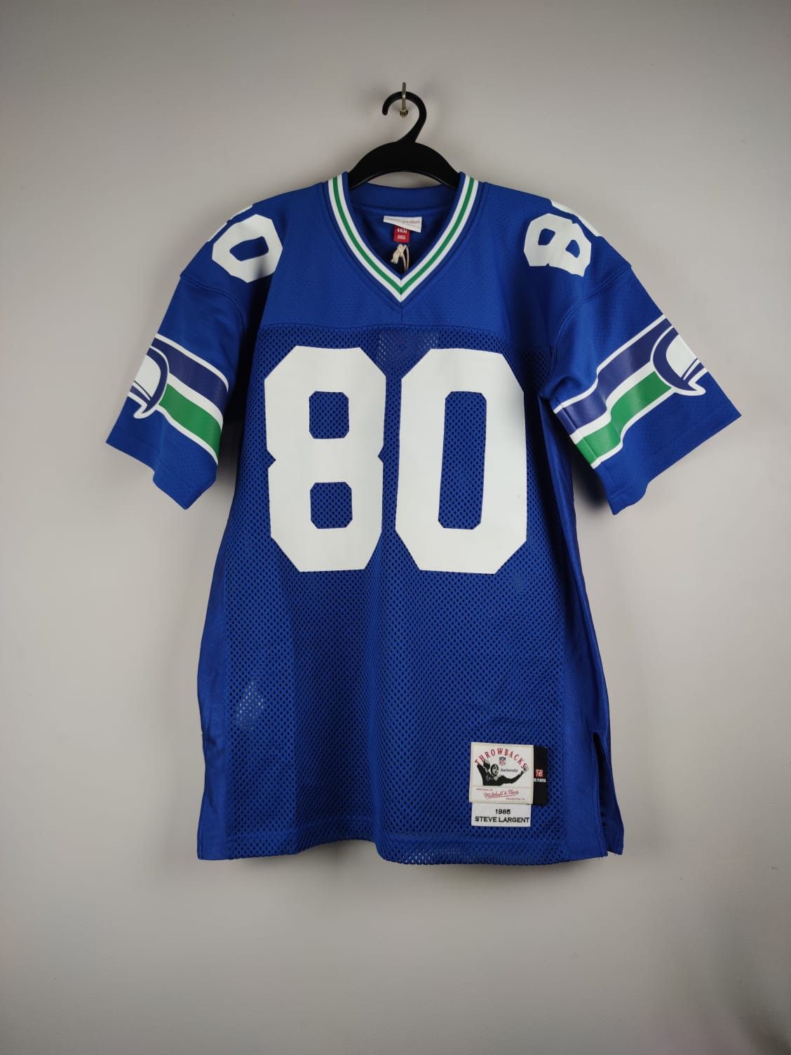 VTG Mitchell Ness NFL Seattle Seahawks Steve Largent 80 Throwback Jersey 48  XL