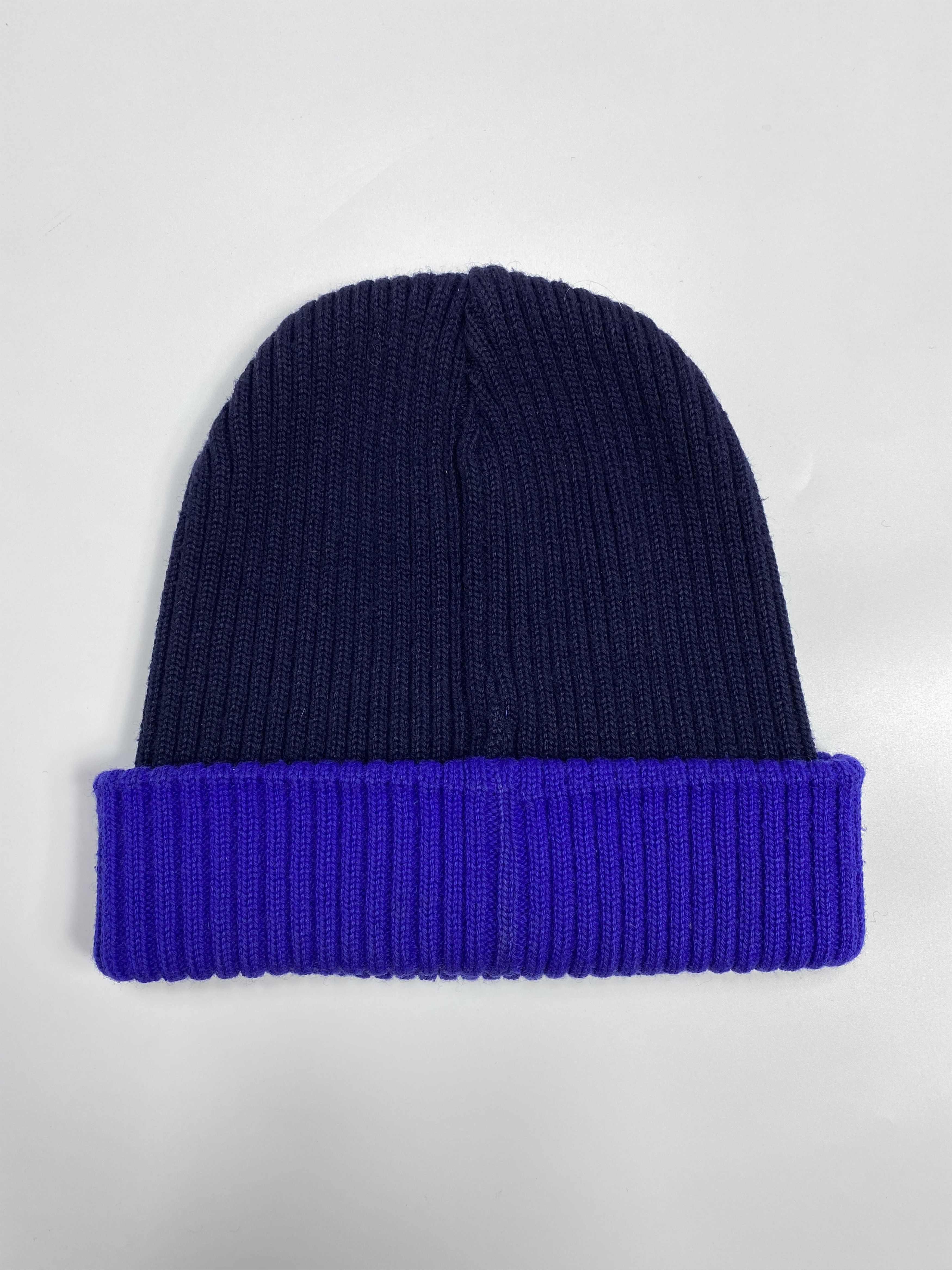 Nike × Vintage Nike Swoosh 90s Vintage Ribbed Cotton Beanie Hat Size ONE SIZE - 3 Thumbnail