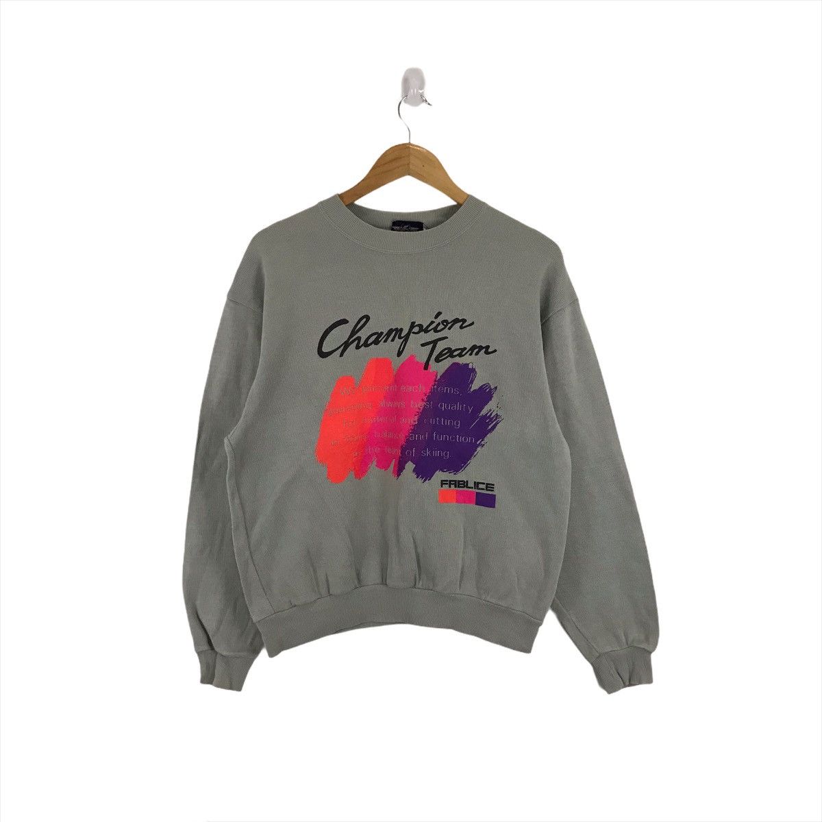 Japanese Brand Japanese Brand Fablice Champion Team Sweatshirt Size US L / EU 52-54 / 3 - 1 Thumbnail