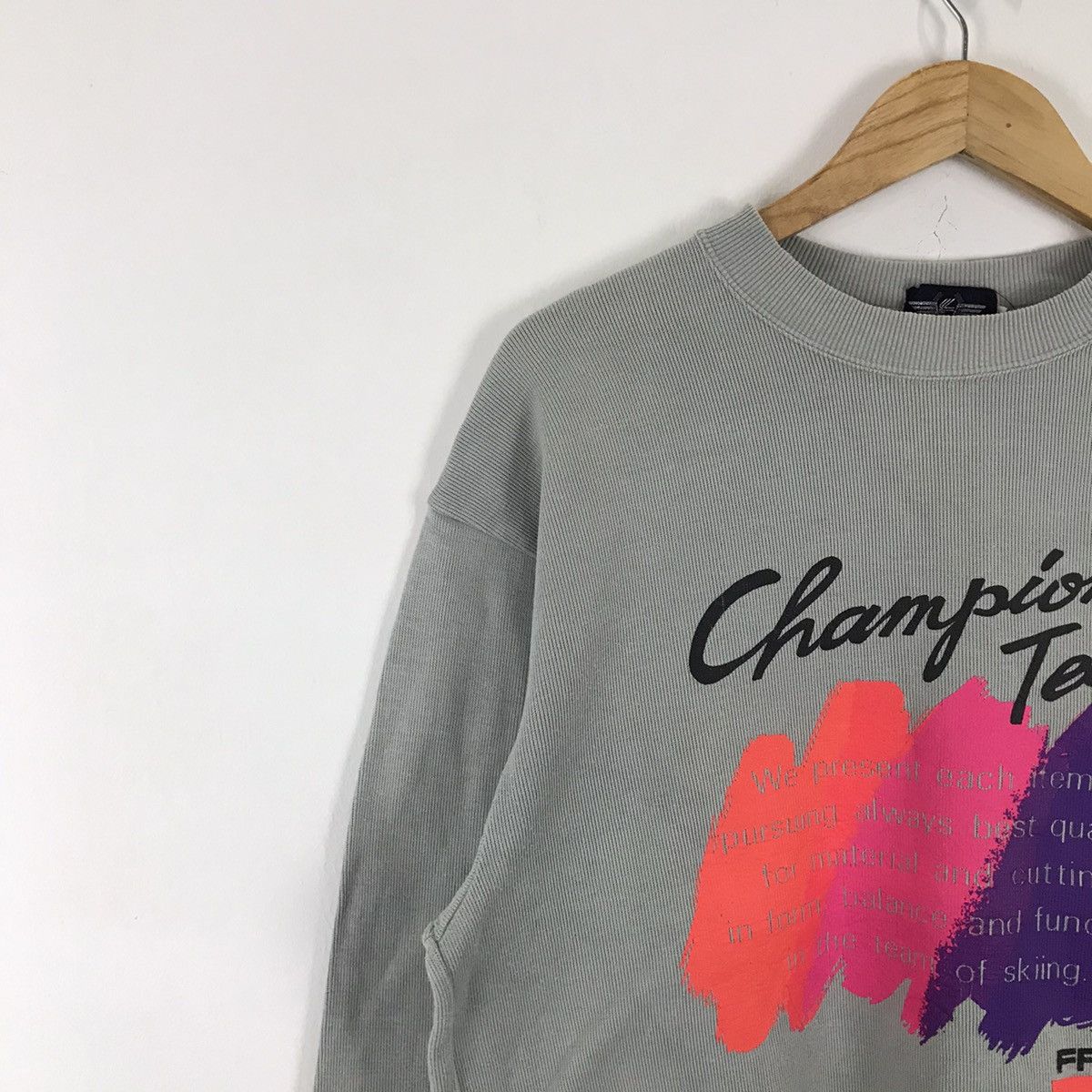 Japanese Brand Japanese Brand Fablice Champion Team Sweatshirt Size US L / EU 52-54 / 3 - 3 Thumbnail