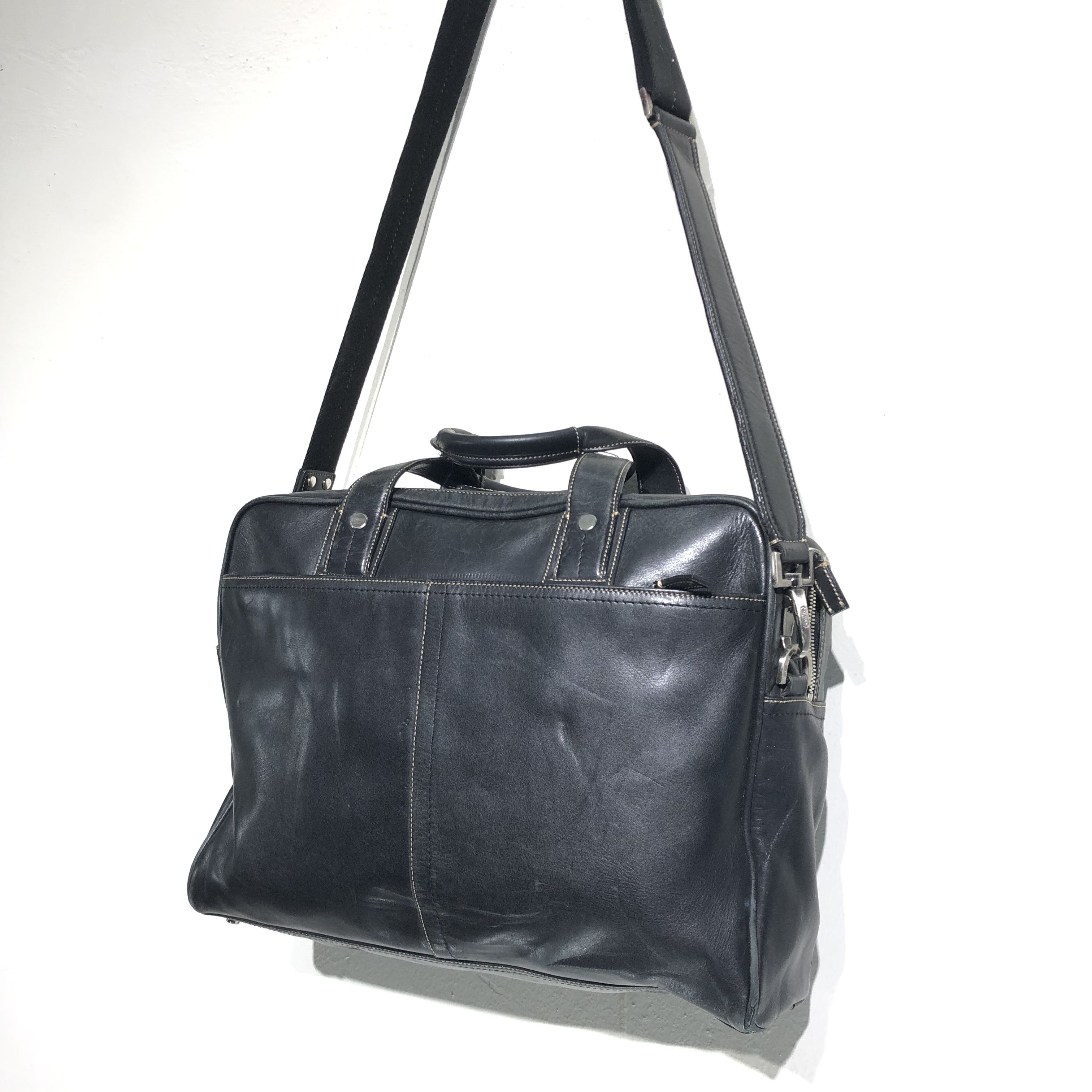 Coach Leather Style Messenger Bag