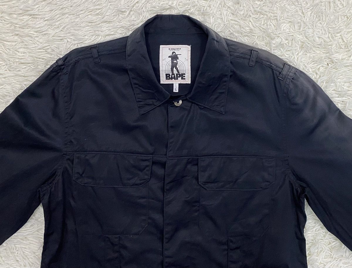 Bape × Vintage BAPE Gothic Style Button Up Shirt Size US M / EU 48-50 / 2 - 2 Thumbnail