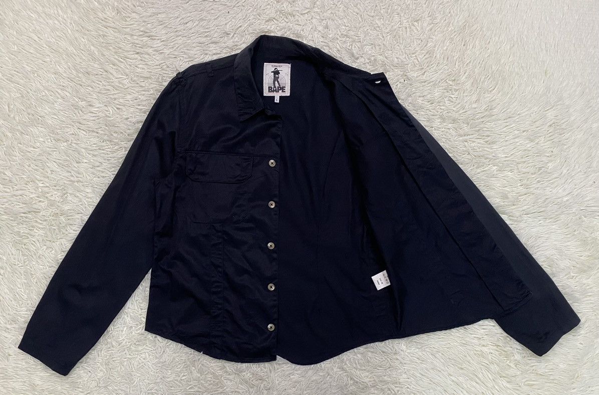 Bape × Vintage BAPE Gothic Style Button Up Shirt Size US M / EU 48-50 / 2 - 10 Thumbnail