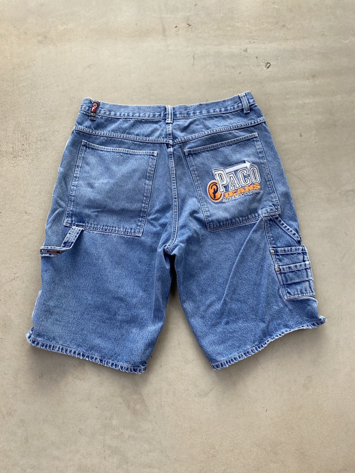 Vintage Vintage Paco Skater Baggy Jorts Embroidered Jean Shorts | Grailed