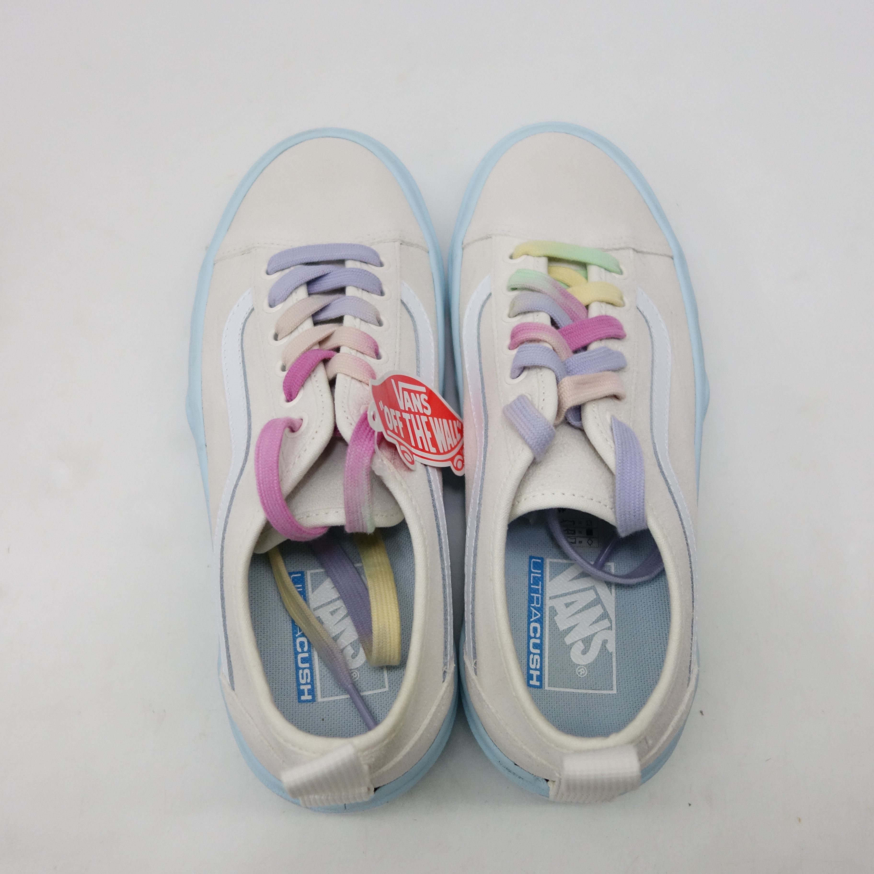 Sentry Old Skool Pastel Pop Marshmellow Skate Shoes US
