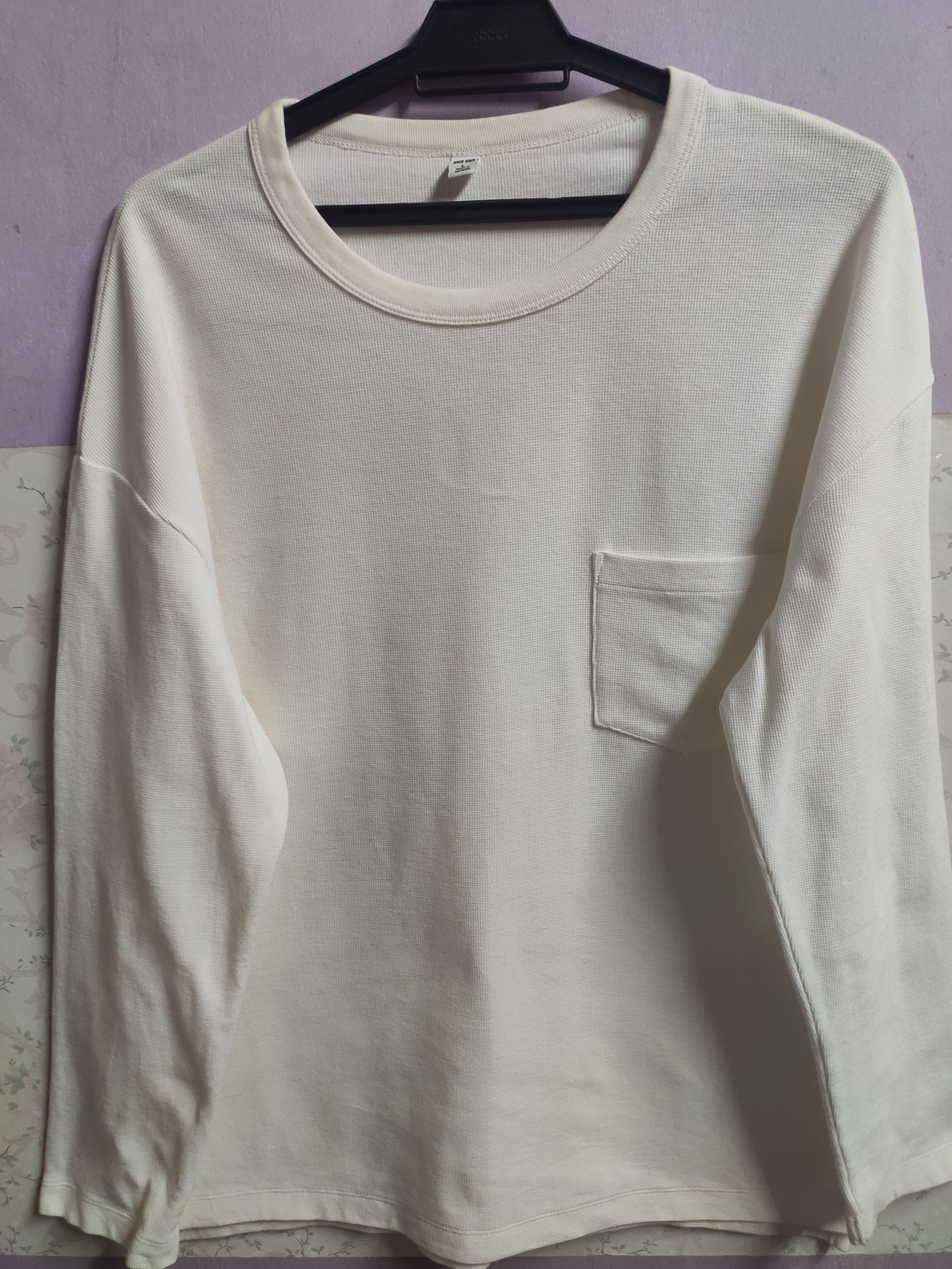 Japanese Brand UNIQLO Waffle Crew Neck Long Sleeve T-Shirt Size US L / EU 52-54 / 3 - 2 Thumbnail