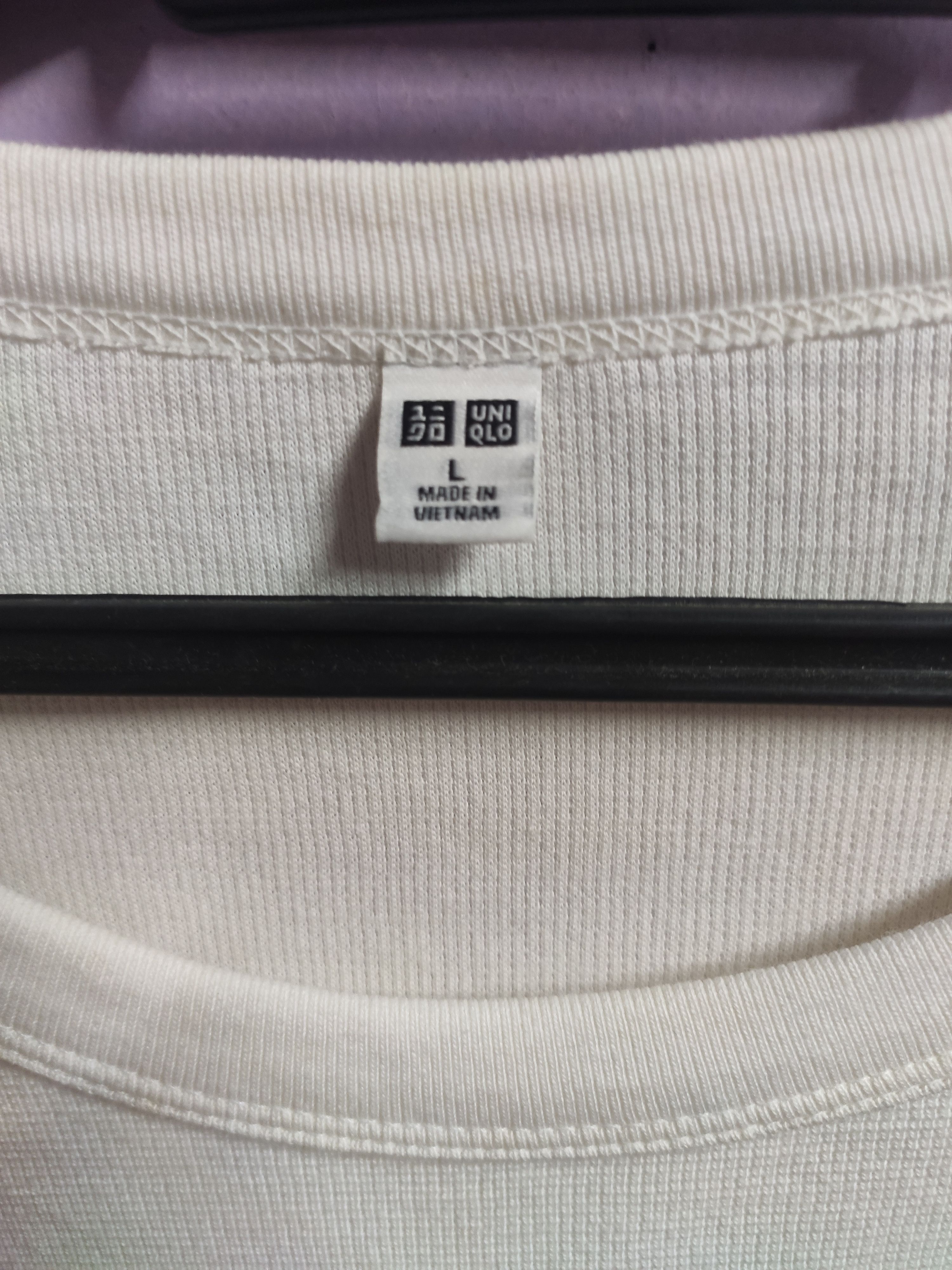 Japanese Brand UNIQLO Waffle Crew Neck Long Sleeve T-Shirt Size US L / EU 52-54 / 3 - 4 Thumbnail