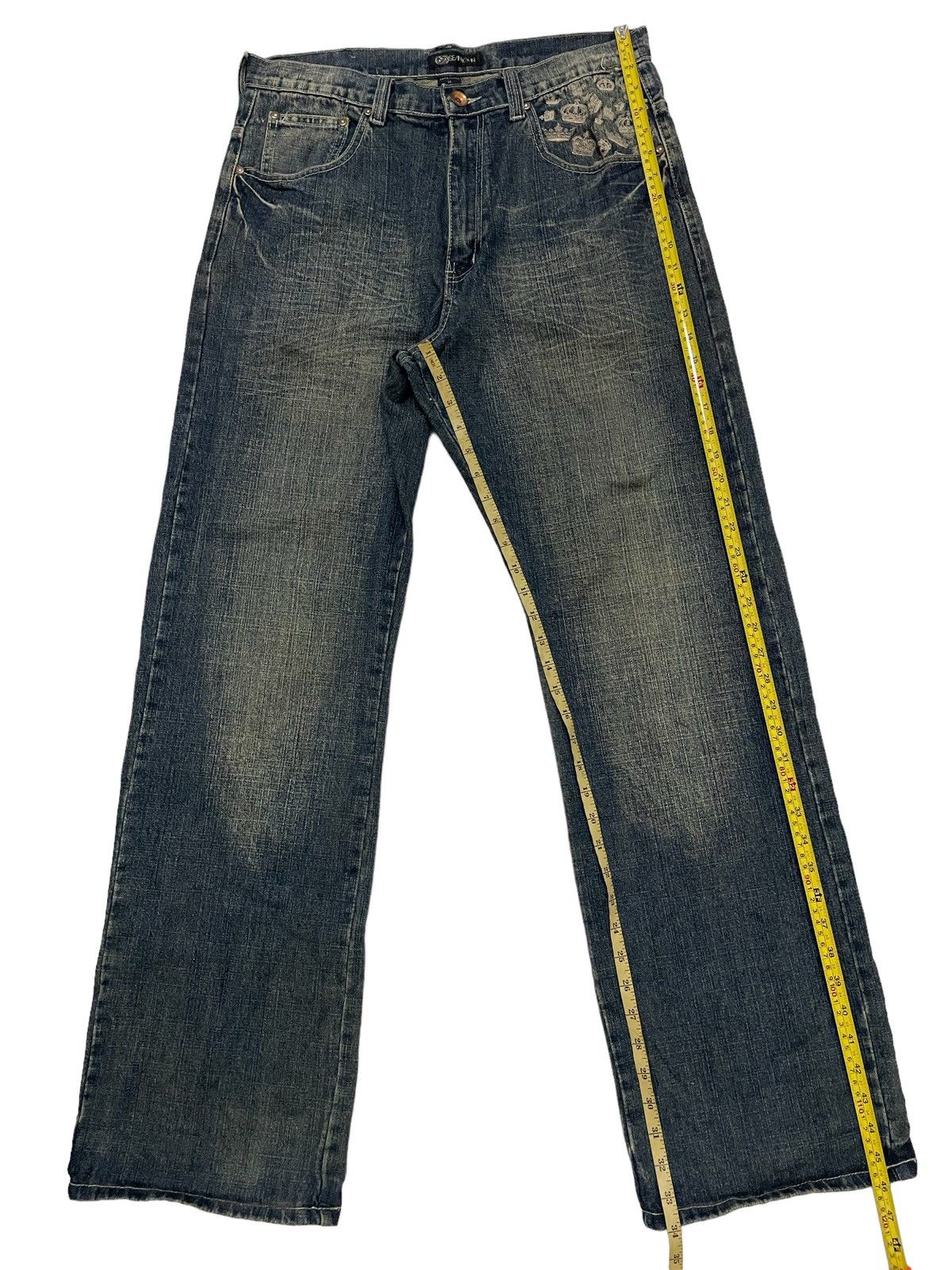 Hypebeast × Sean John Denim Sean John Rapper Dollar Design Size US 34 / EU 50 - 6 Thumbnail
